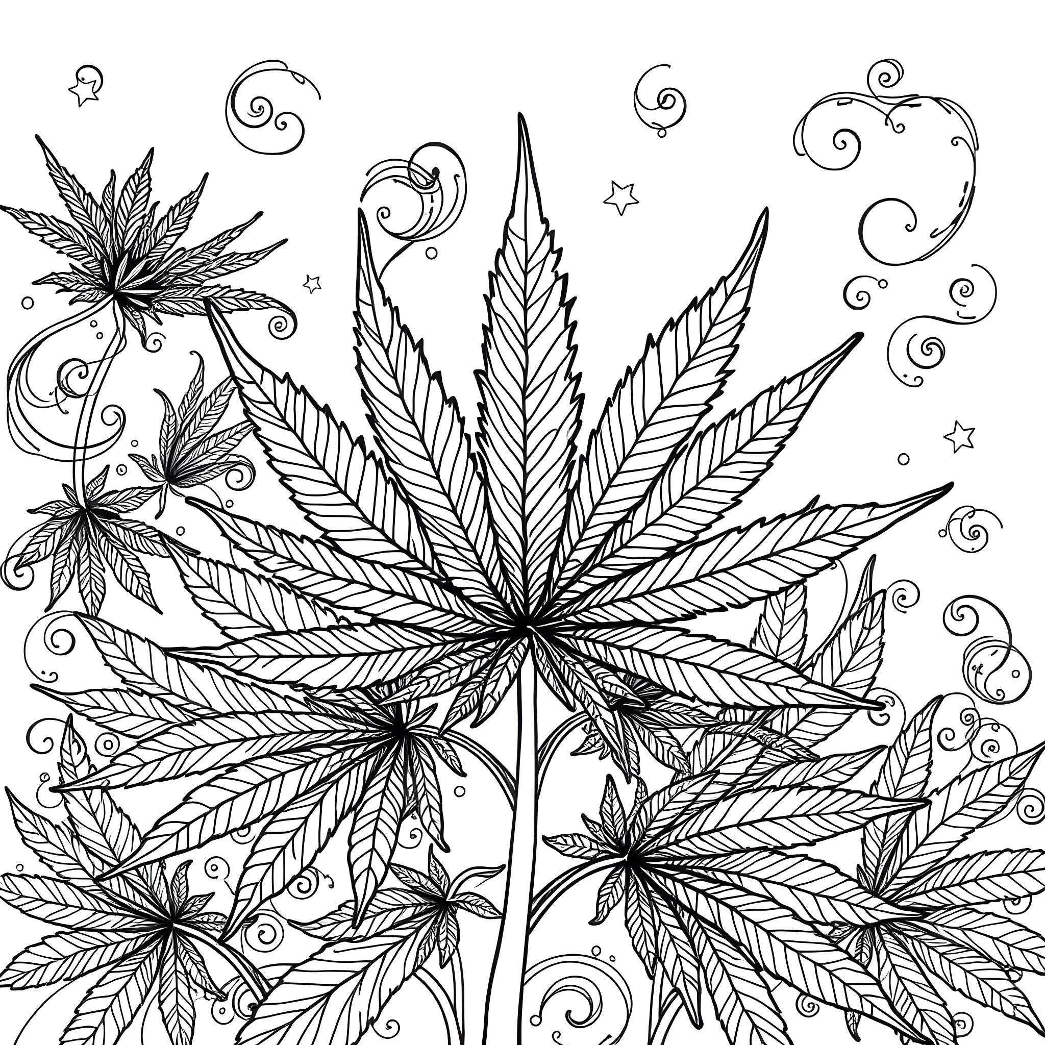 103 Best Cannabis Coloring Pages (Free Printable PDFs)