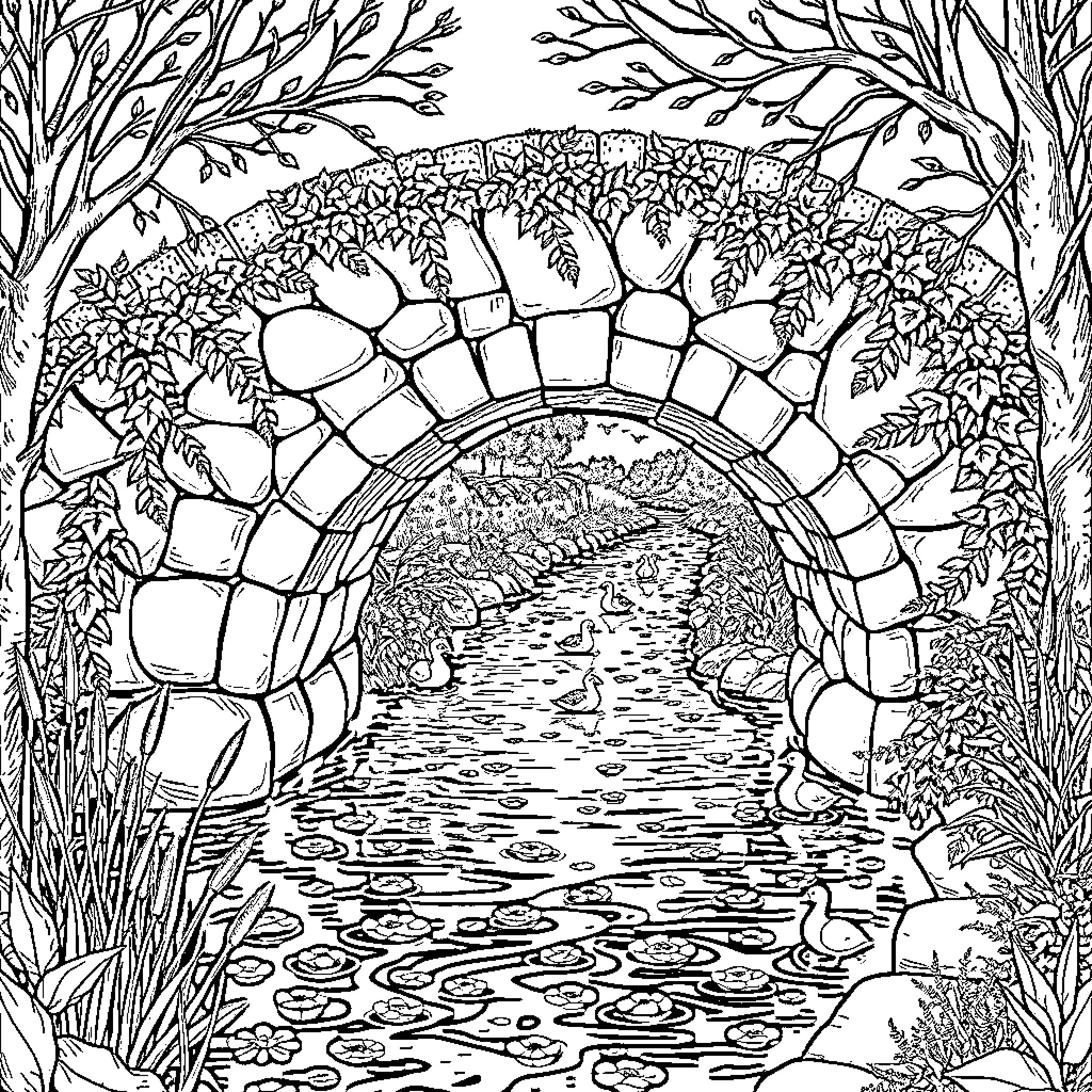 Best Bridge Coloring Pages (Free Printable PDF)