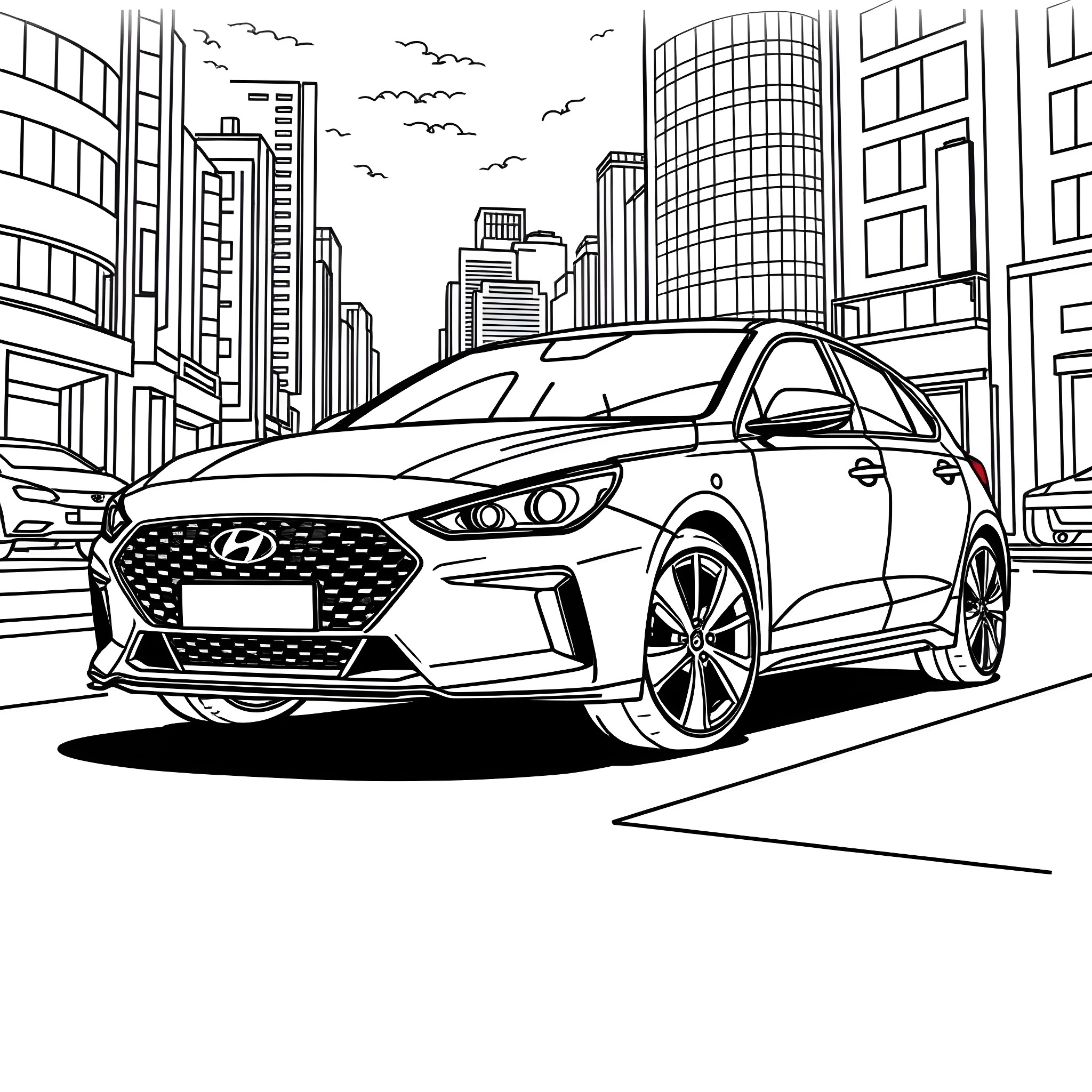 10 Best Hyundai Coloring Pages (Free Printable PDFs)