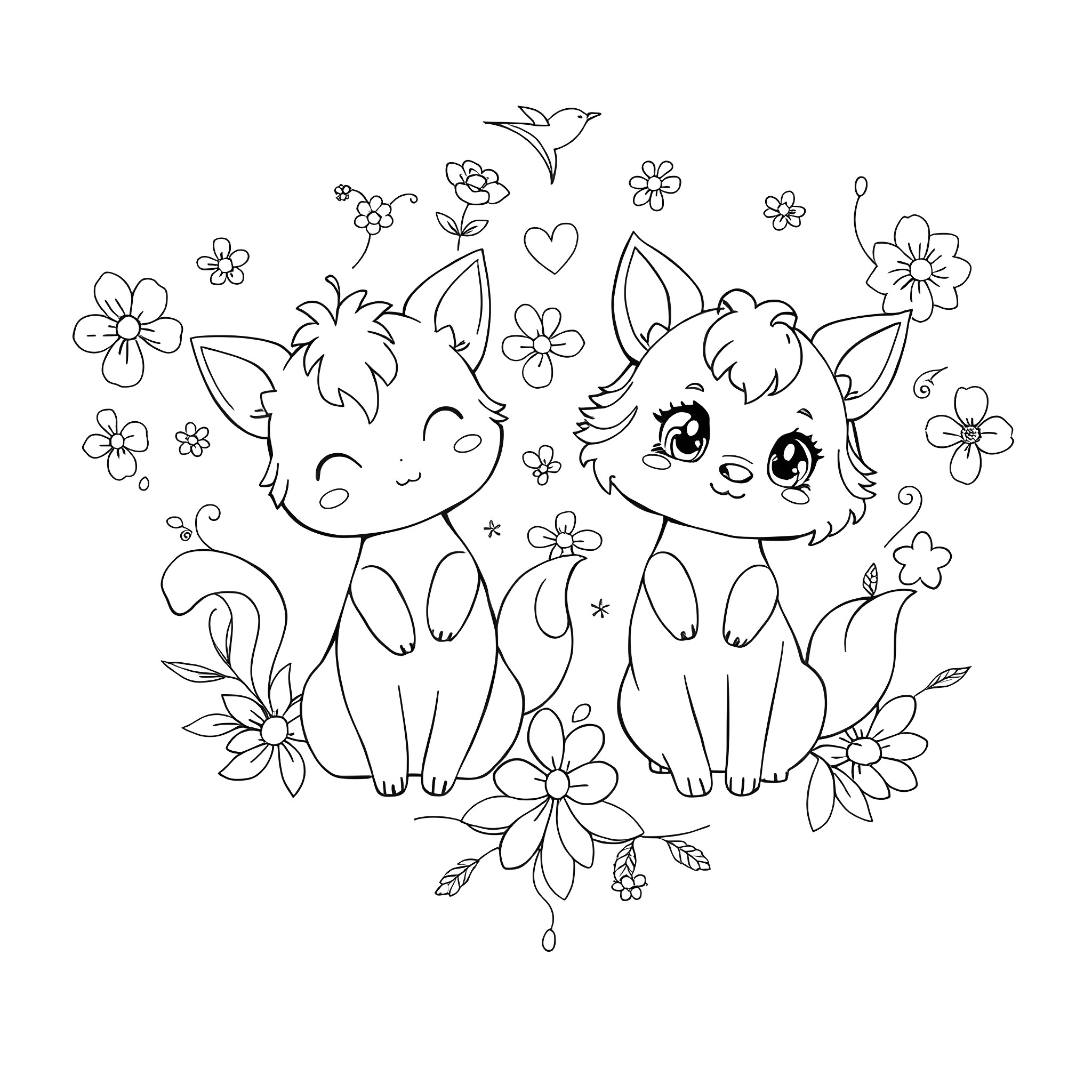 8 Best Anime Animal Coloring Pages (Free Printable PDFs)