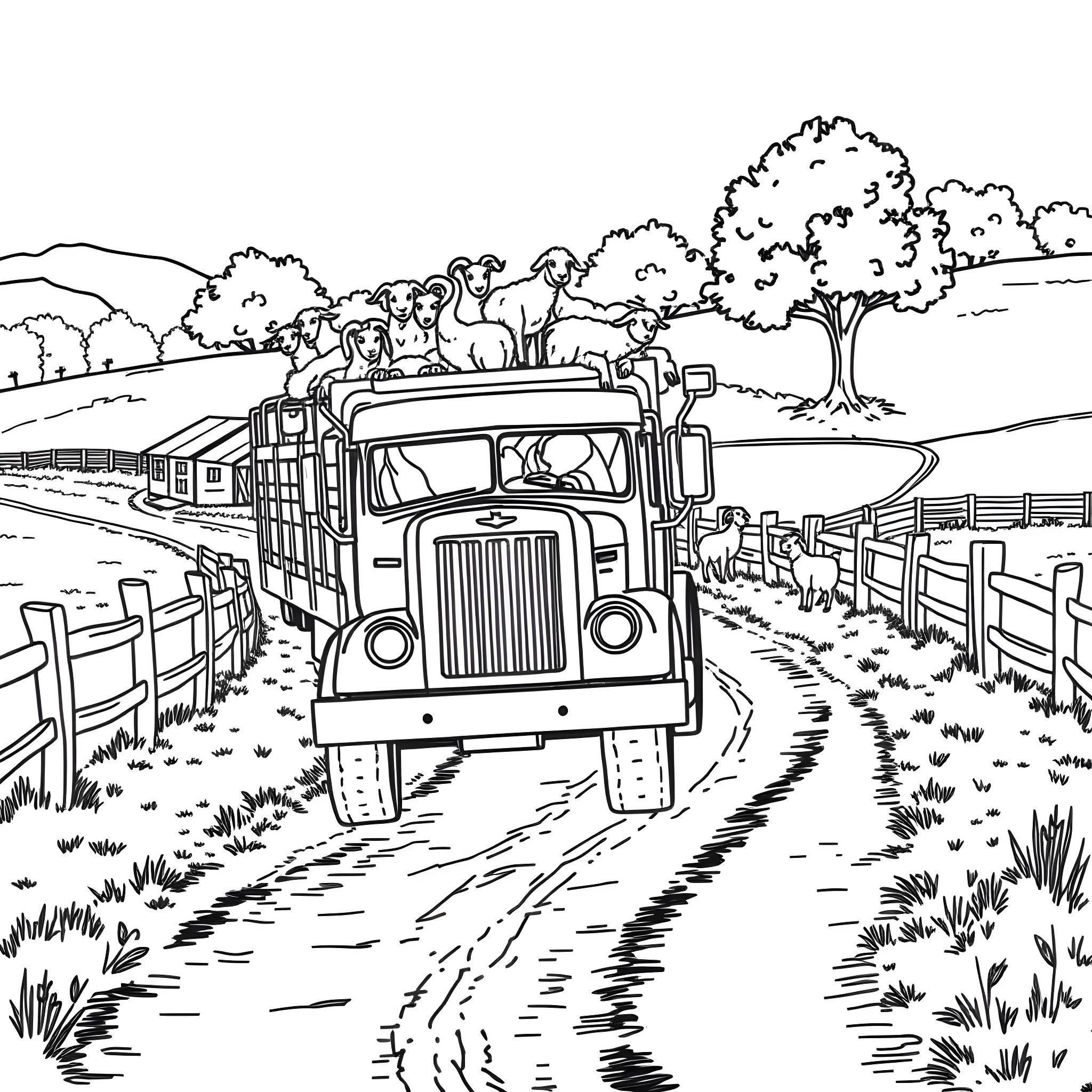 Best Haul Coloring Pages Free Printable Pdf