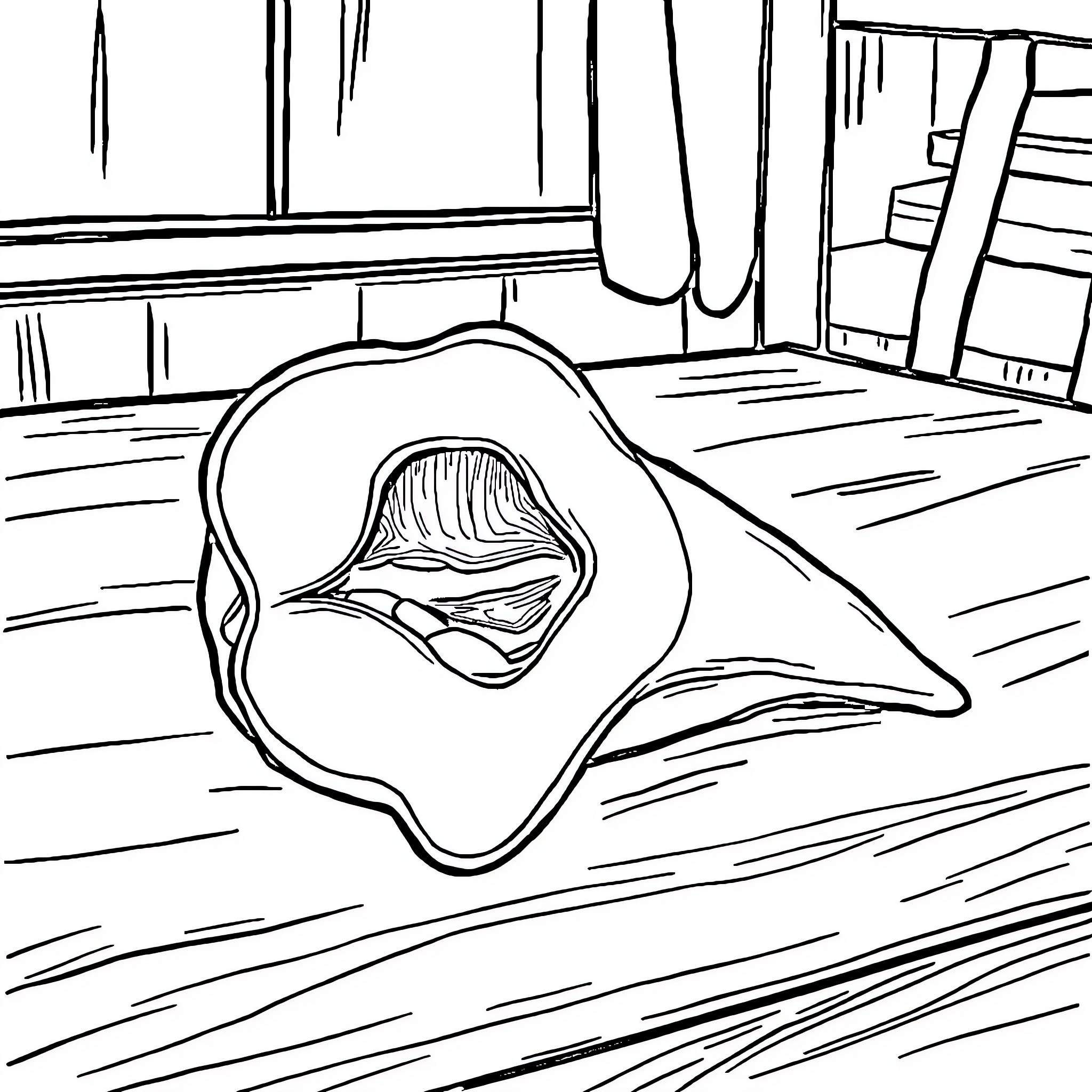 Tooth Extraction Procedure in Progress Coloring Page (free black-and-white line drawing printable PDF for all, from beginners to advanced learners, including children, teens, adults, and seniors)