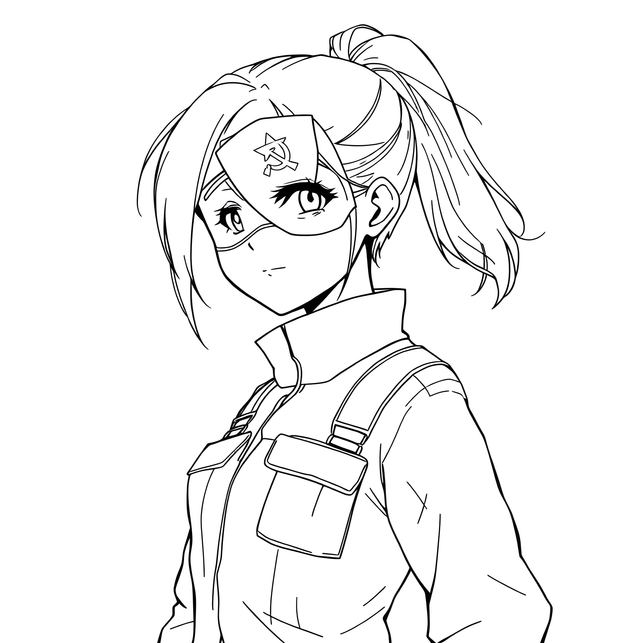 Medic Tending to the Injured with Compassion Coloring Page (free black-and-white line drawing printable PDF for all, from beginners to advanced learners, including children, teens, adults, and seniors)