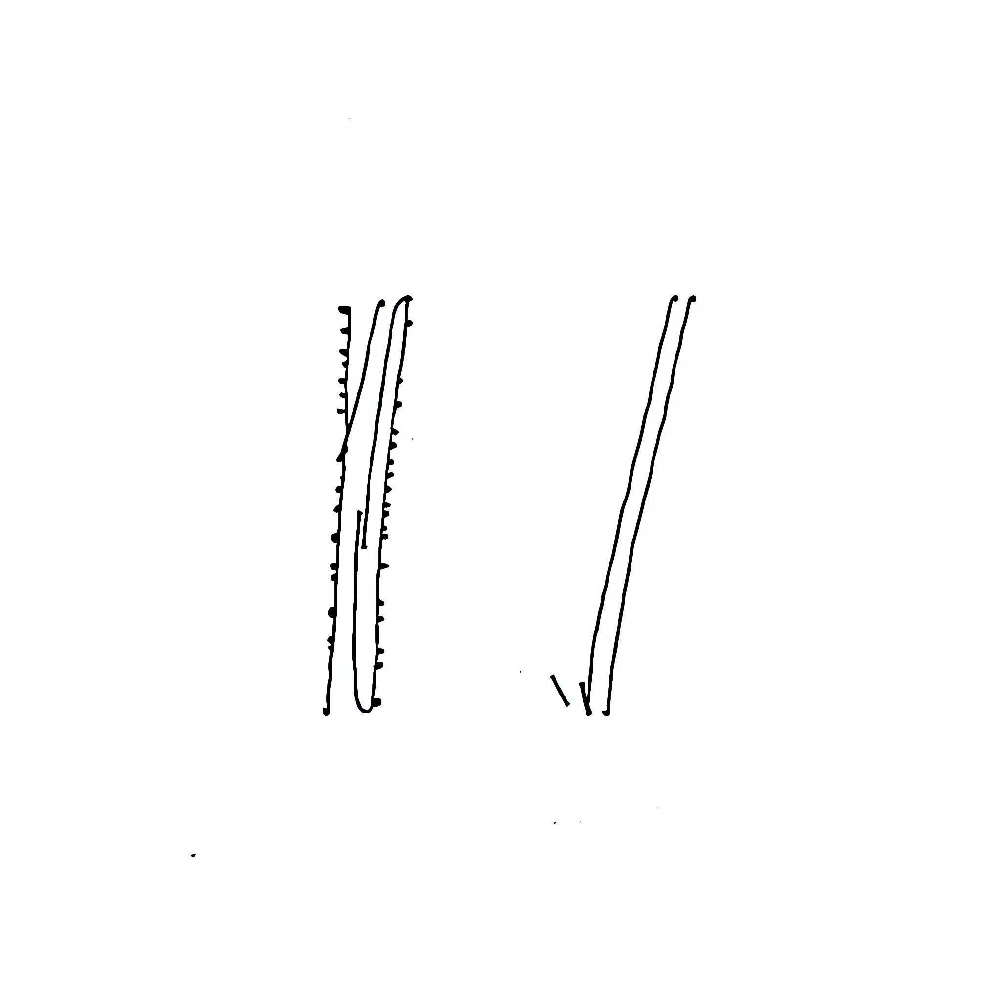 Letter with dashed lines and strokes Coloring Page (free black-and-white line drawing printable PDF for all, from beginners to advanced learners, including children, teens, adults, and seniors)