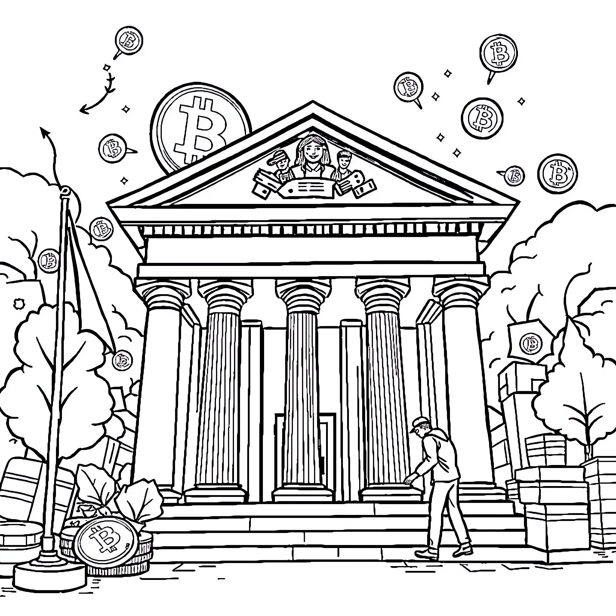 8 Best Bitcoin Coloring Pages (Free Printable PDFs)