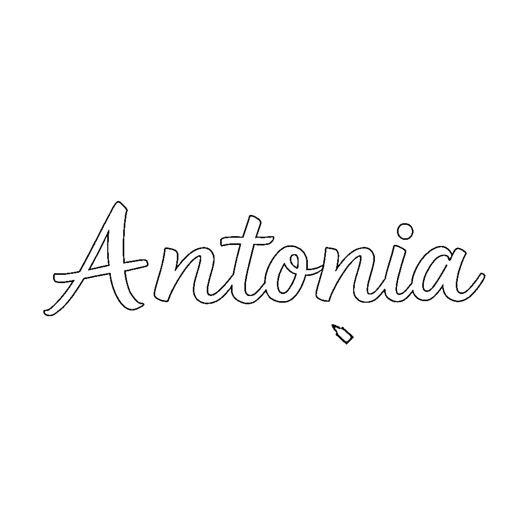 Antonia's Artistic Doodles Coloring Page (free black-and-white line drawing printable PDF for all, from beginners to advanced learners, including children, teens, adults, and seniors)