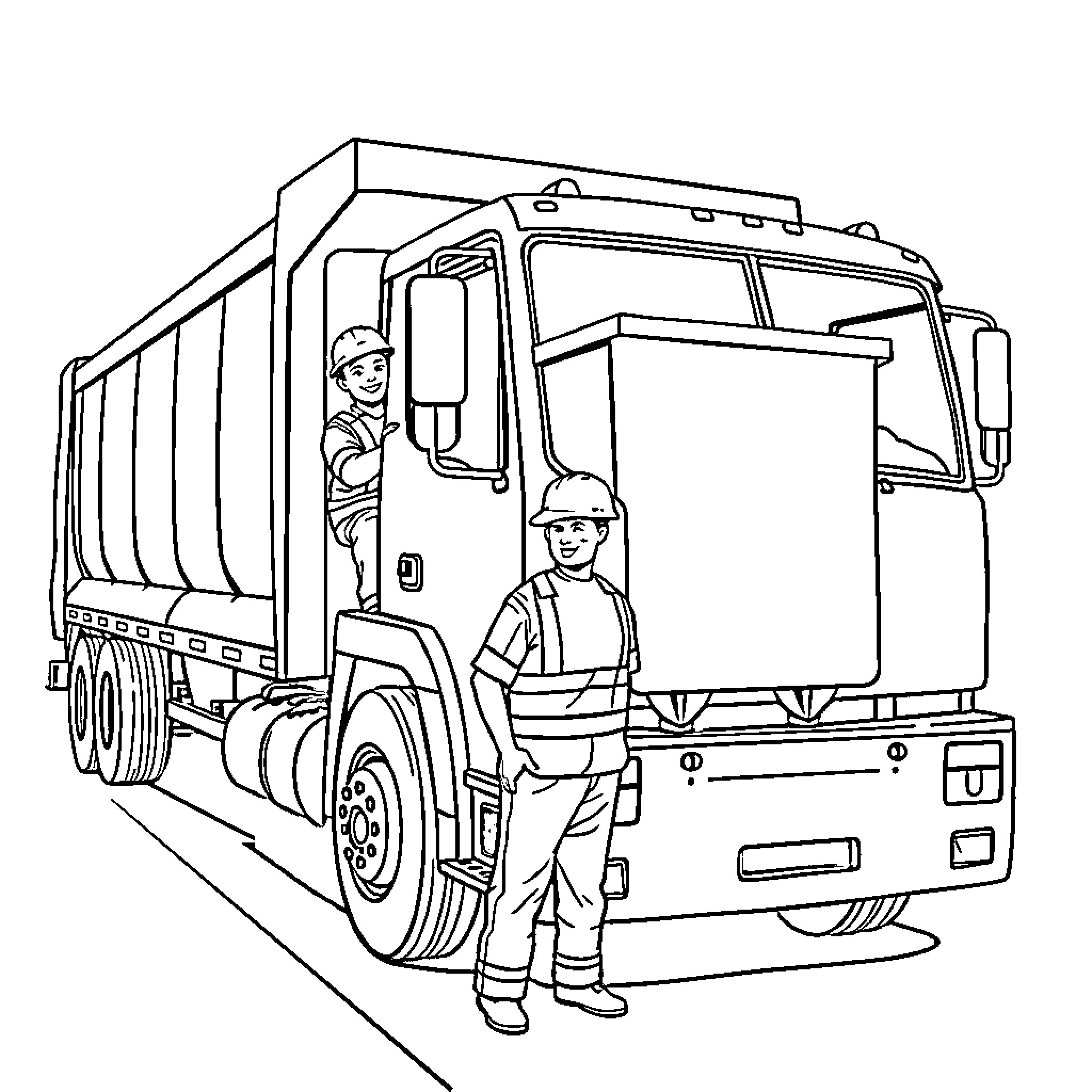 Best Bin Truck Coloring Pages (Free Printable PDF) Best Bin Truck Coloring Pages (Free Printable PDF)