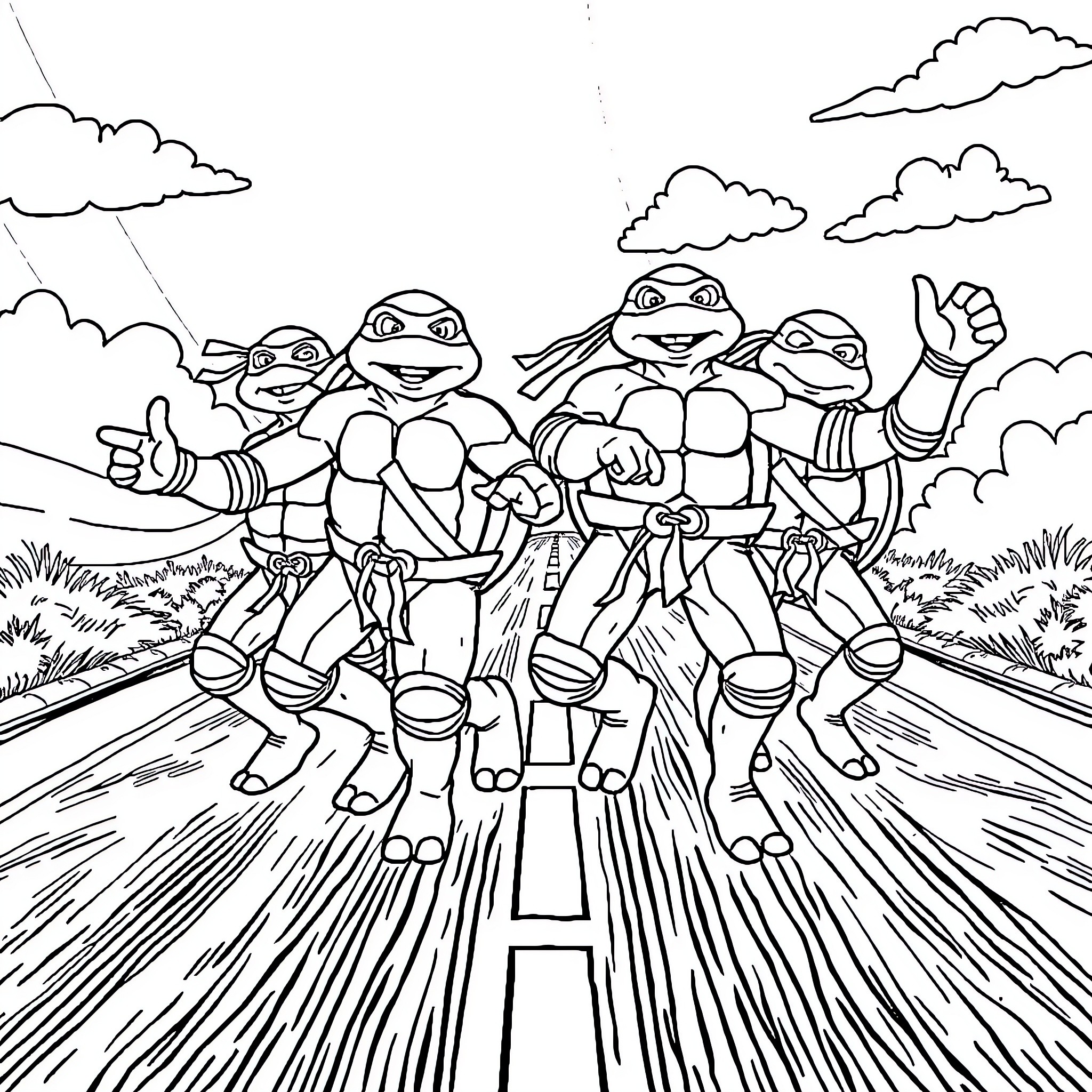 Best TMNT Coloring Pages (Free Printable PDF)