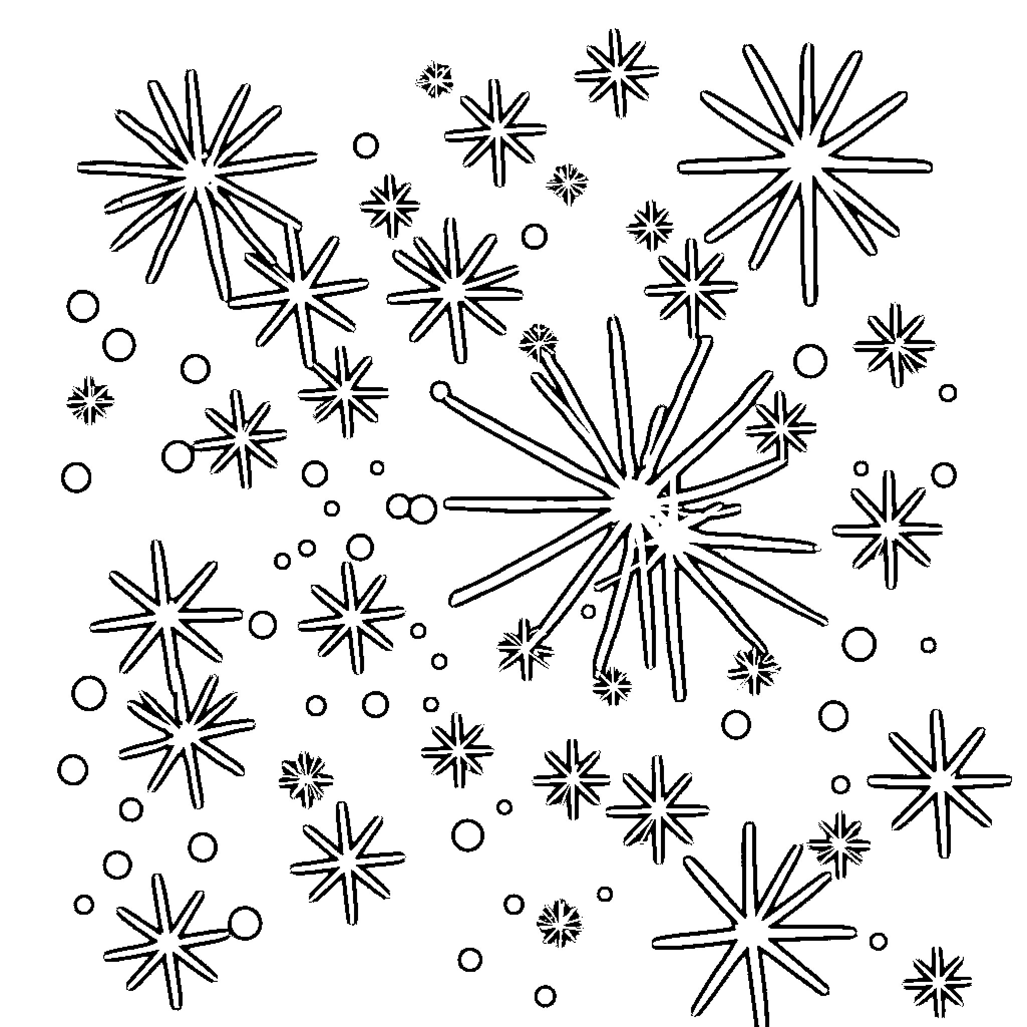 Shimmer and Shine with Dazzling Starburst Designs Coloring Page (free black-and-white line drawing printable PDF for all, from beginners to advanced learners, including children, teens, adults, and seniors)