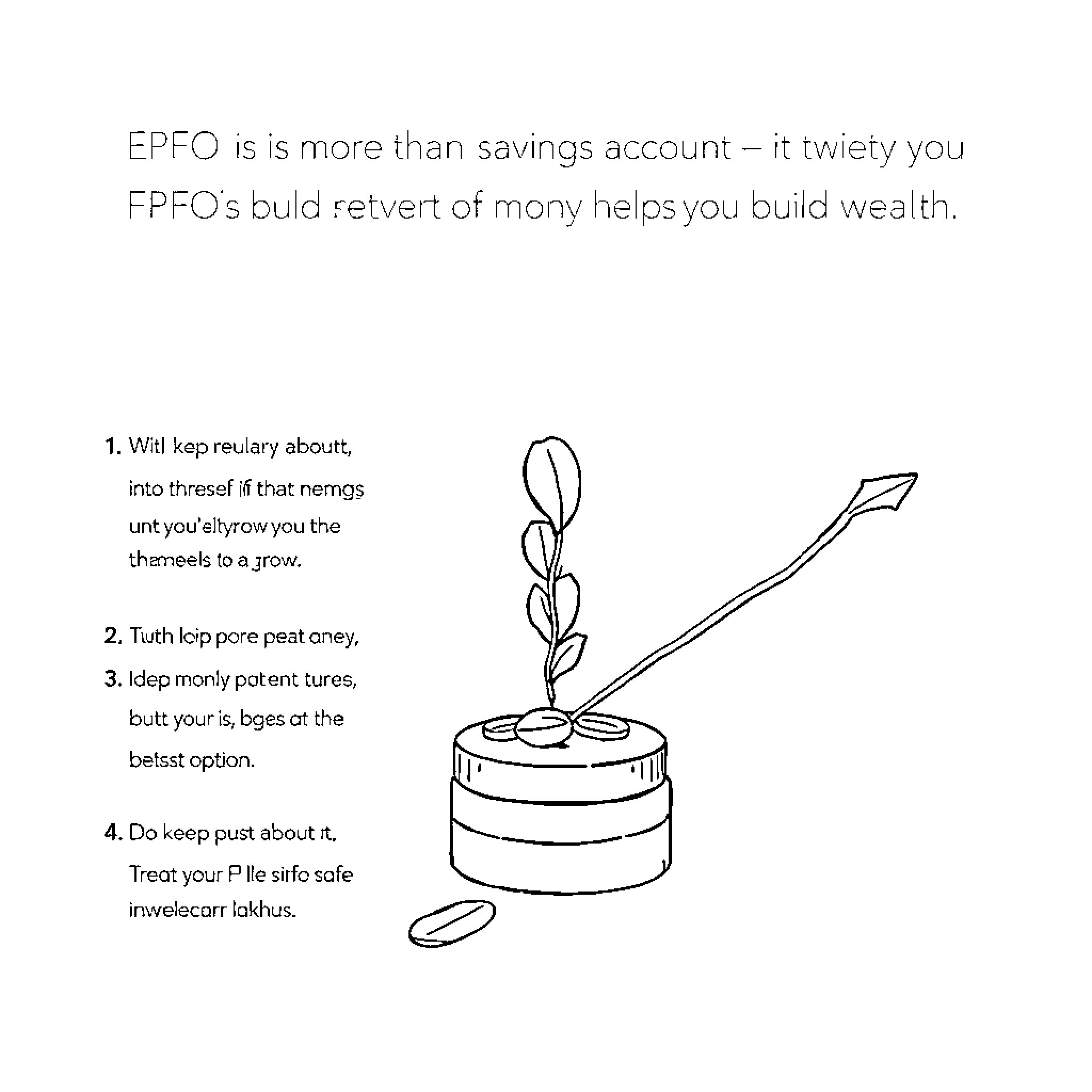 Wealth in the Making: Building Financial Foundations Coloring Page (free black-and-white line drawing printable PDF for all, from beginners to advanced learners, including children, teens, adults, and seniors)