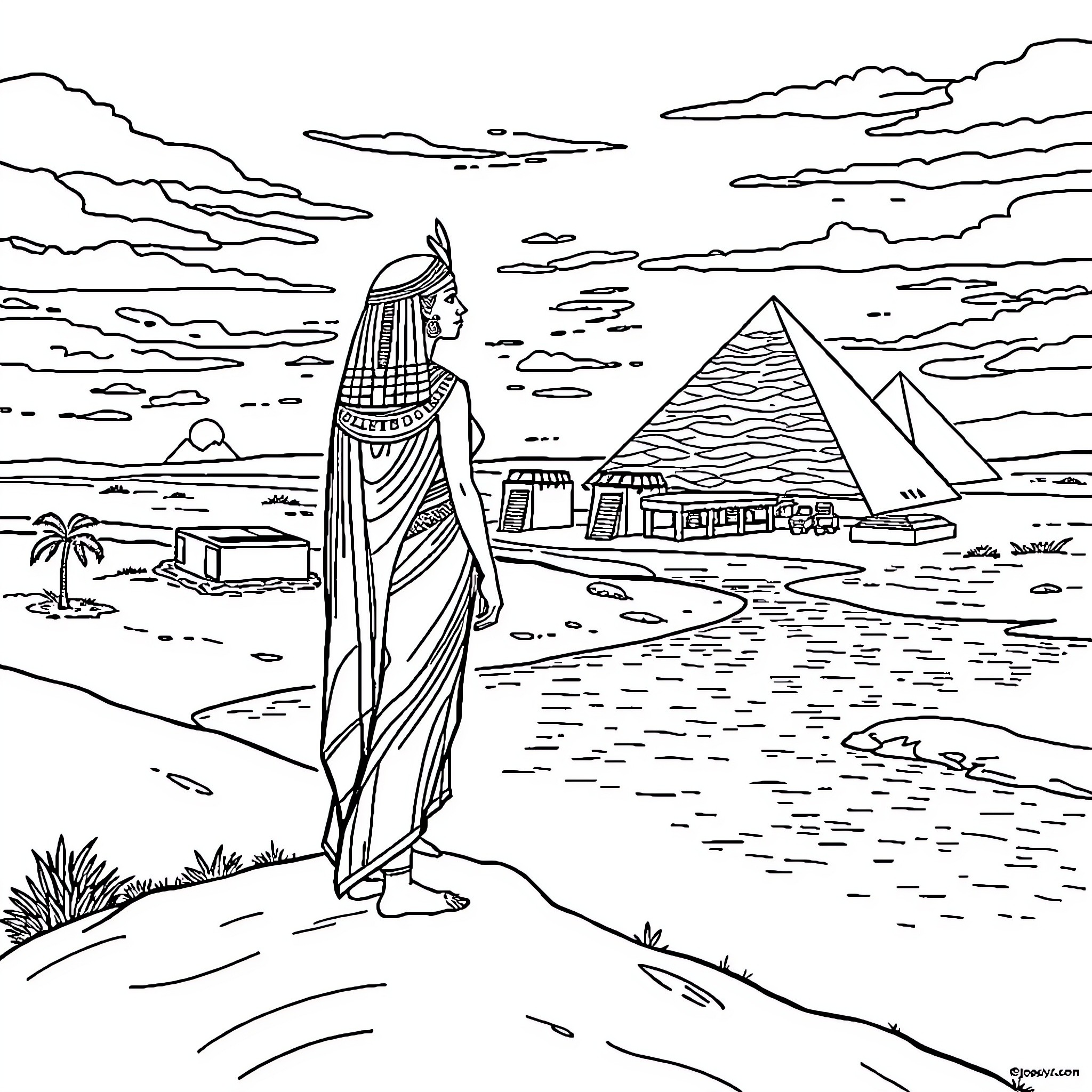 Best Cleopatra Coloring Pages (Free Printable PDF)