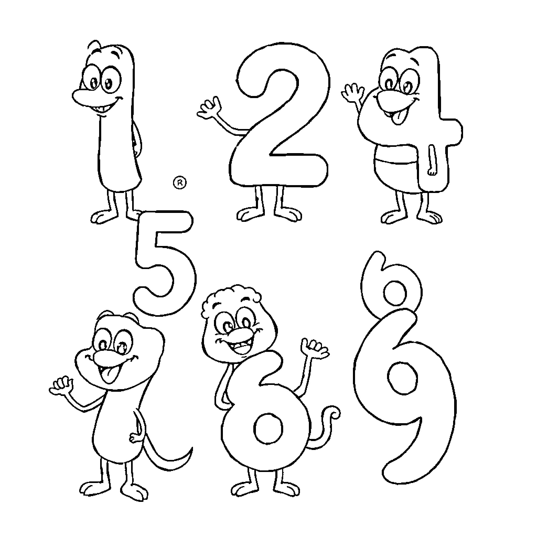 Best Number Coloring Pages (Free Printable PDF)