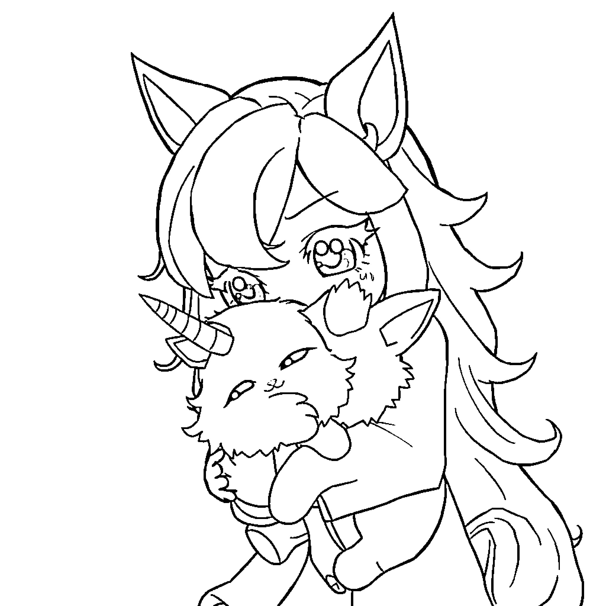 Rumi's Cheerful Embrace Coloring Page (free black-and-white line drawing printable PDF for all, from beginners to advanced learners, including children, teens, adults, and seniors)