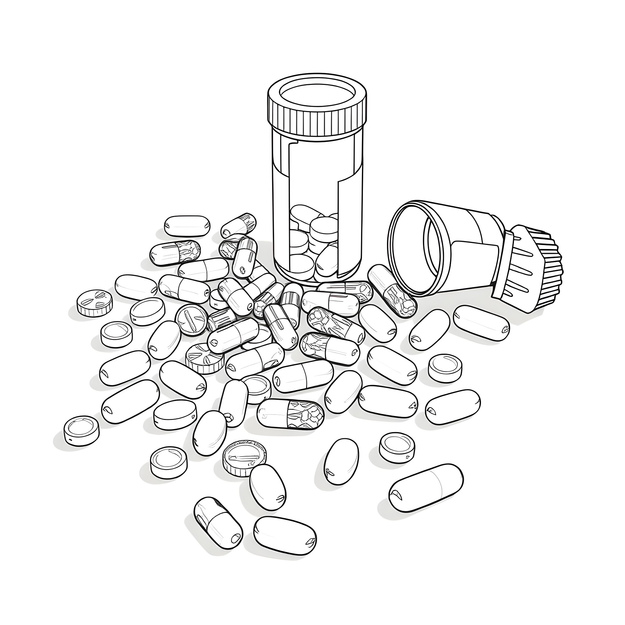 Best Pill Coloring Pages Free Printable PDF Best Pill Coloring Pages Free Printable PDF
