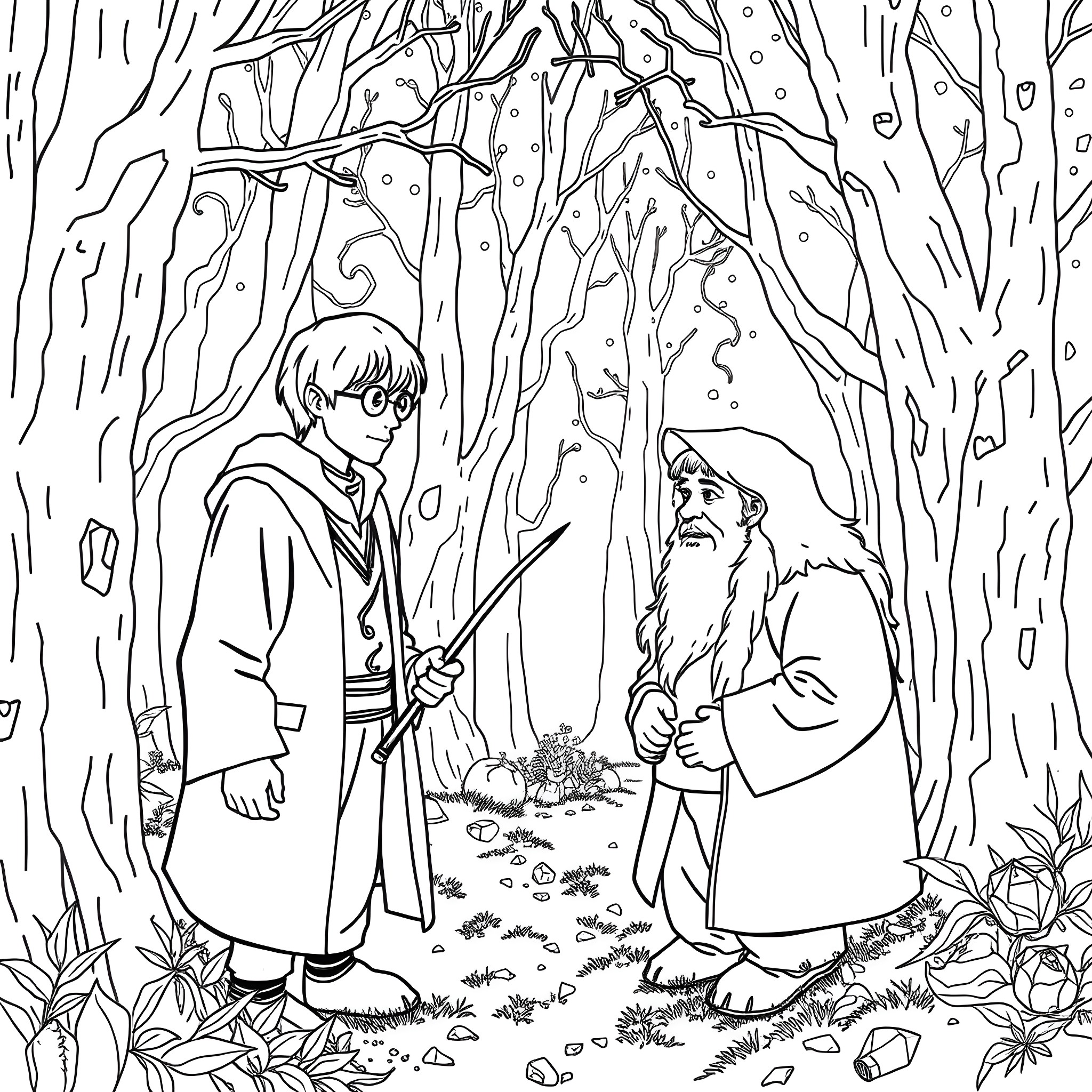 408 Best Harry Potter Coloring Pages (Free Printable PDFs)