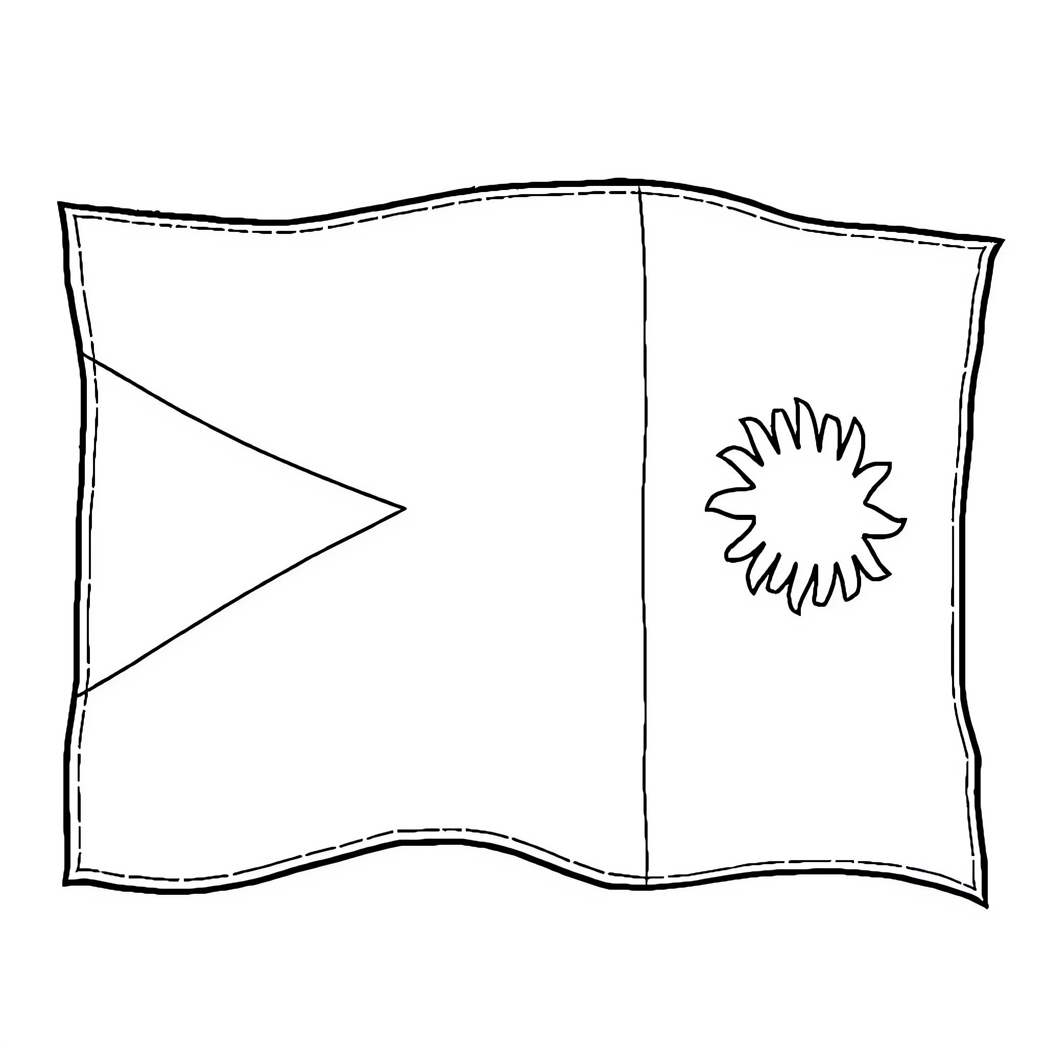 Stitch pattern on fabric design Coloring Page (free black-and-white line drawing printable PDF for all, from beginners to advanced learners, including children, teens, adults, and seniors)