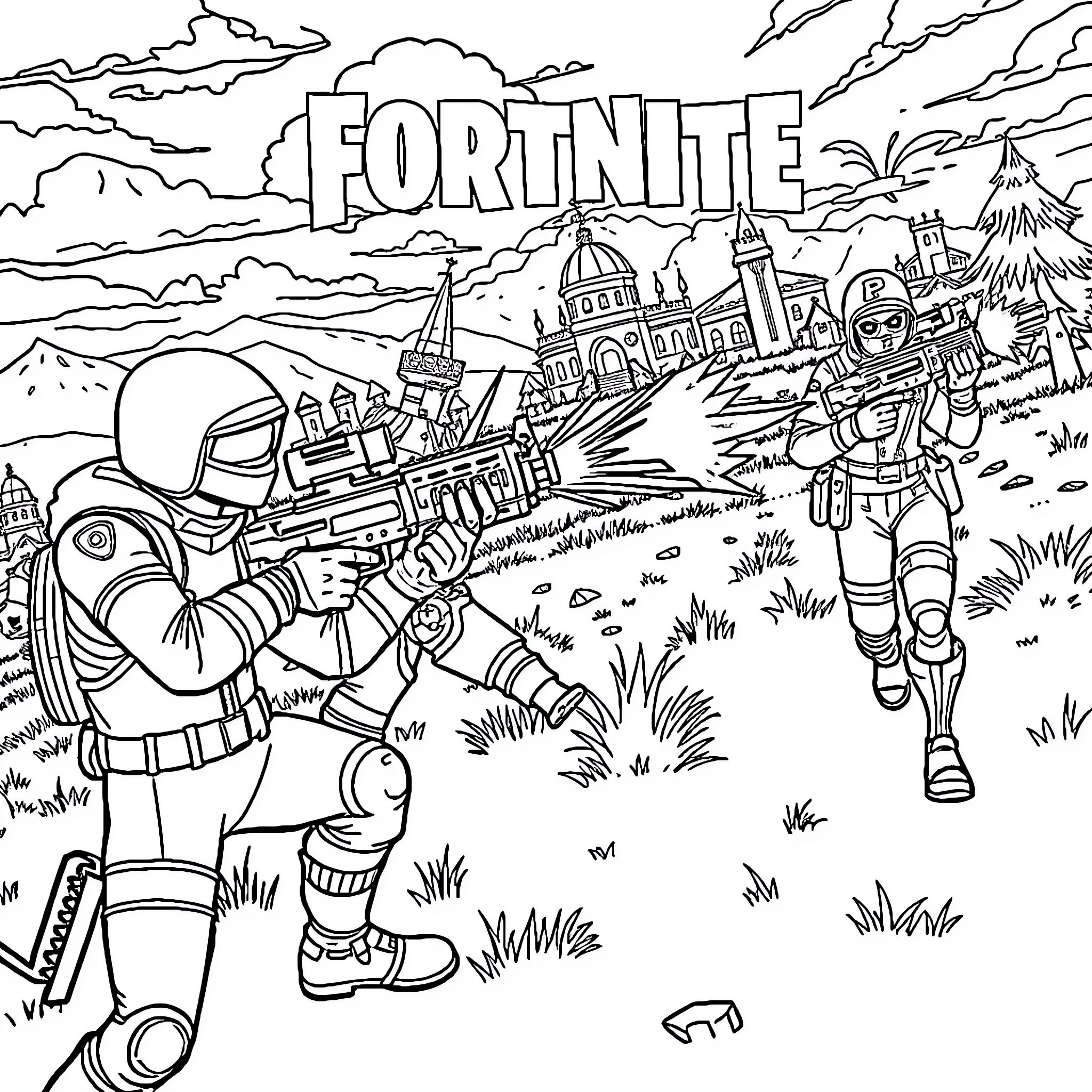 Best Gun Coloring Pages (Free Printable PDF)