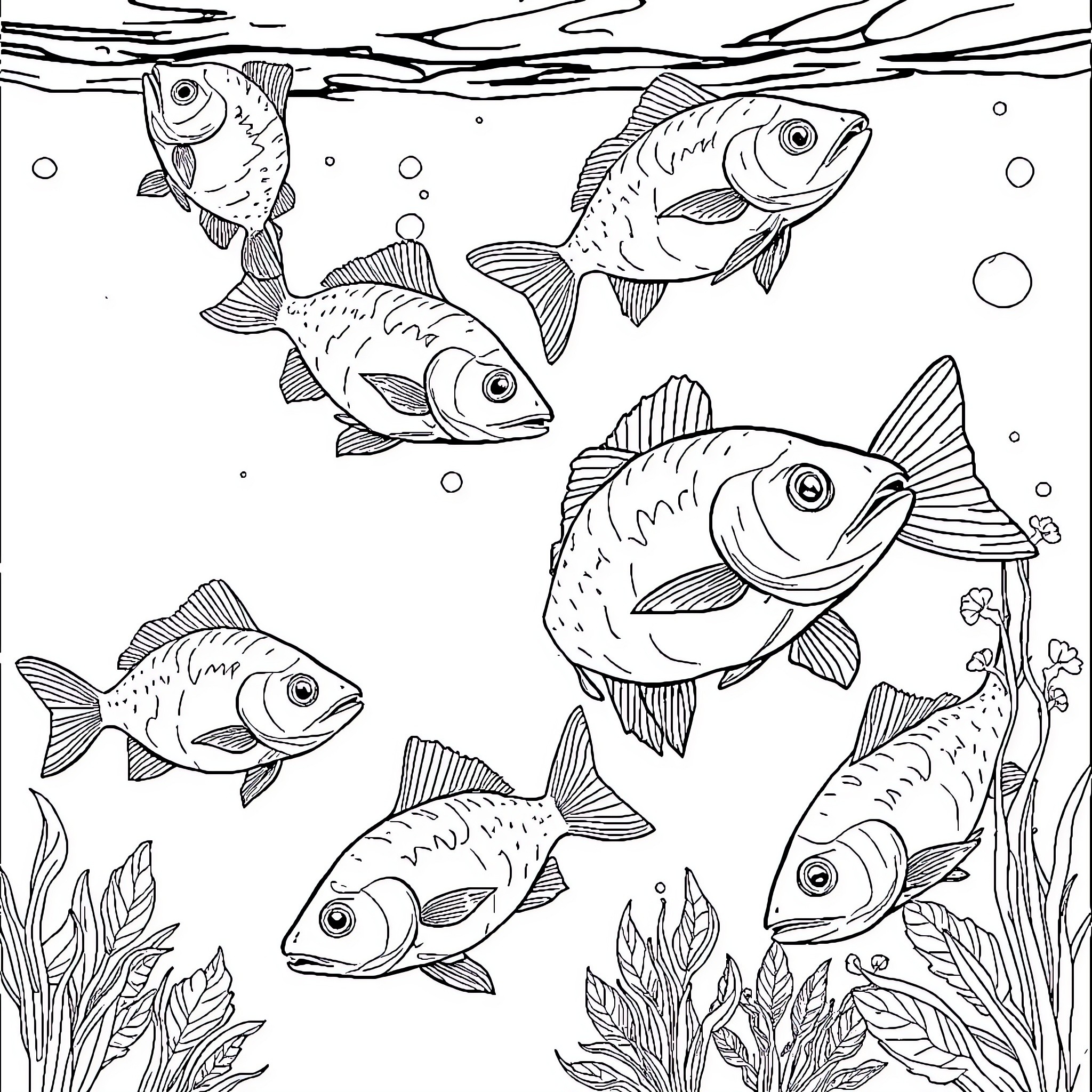 291 Best Fish Coloring Pages (Free Printable PDFs)