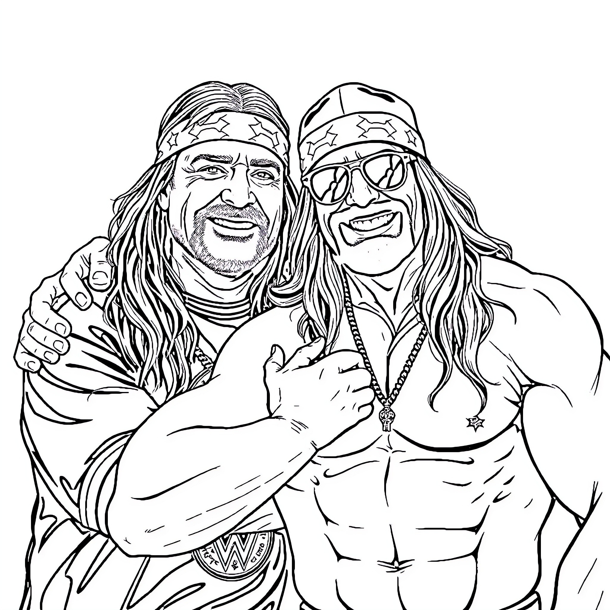 Best Hulk Hogan Coloring Pages (Free Printable PDF)