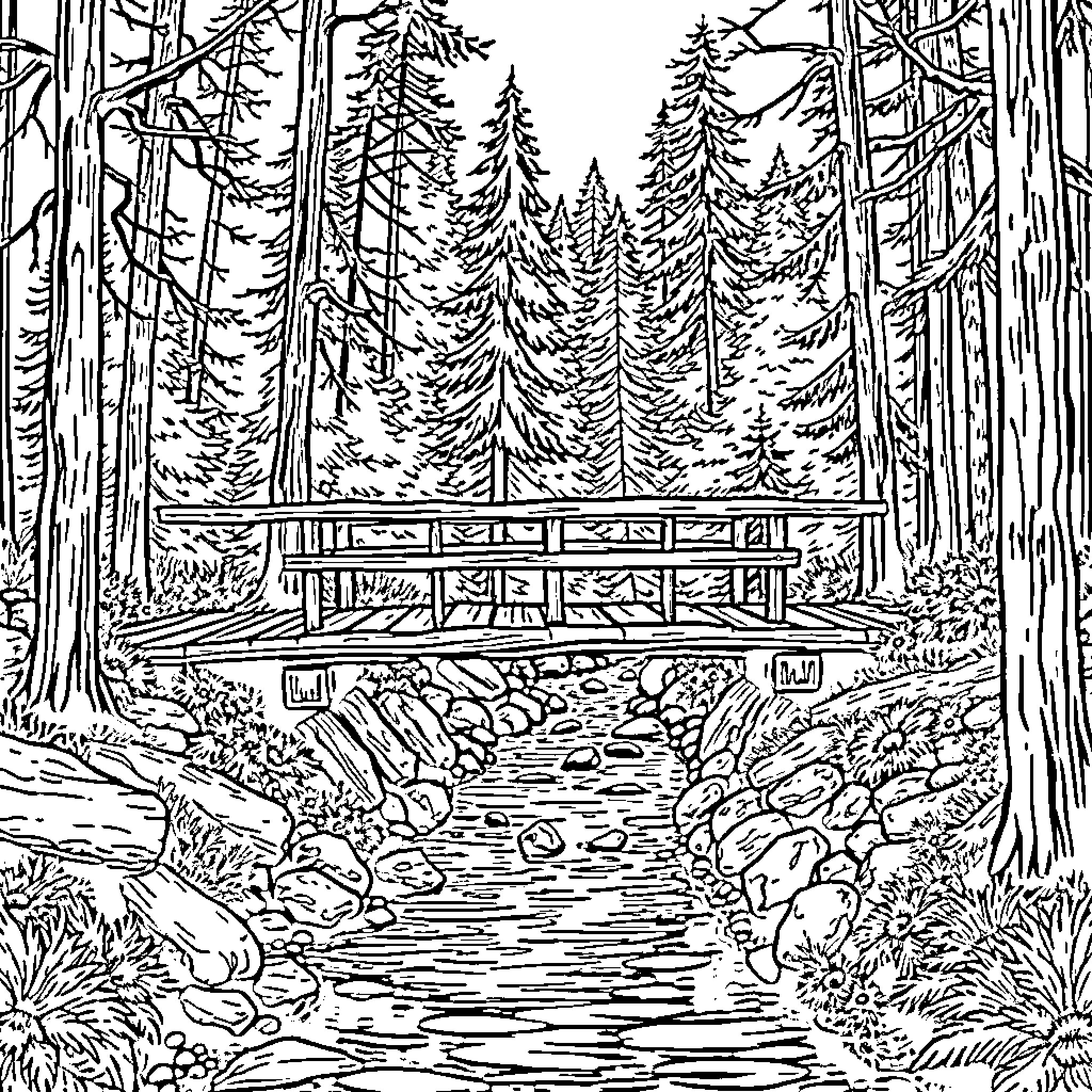 Best Bridge Coloring Pages (Free Printable PDF)