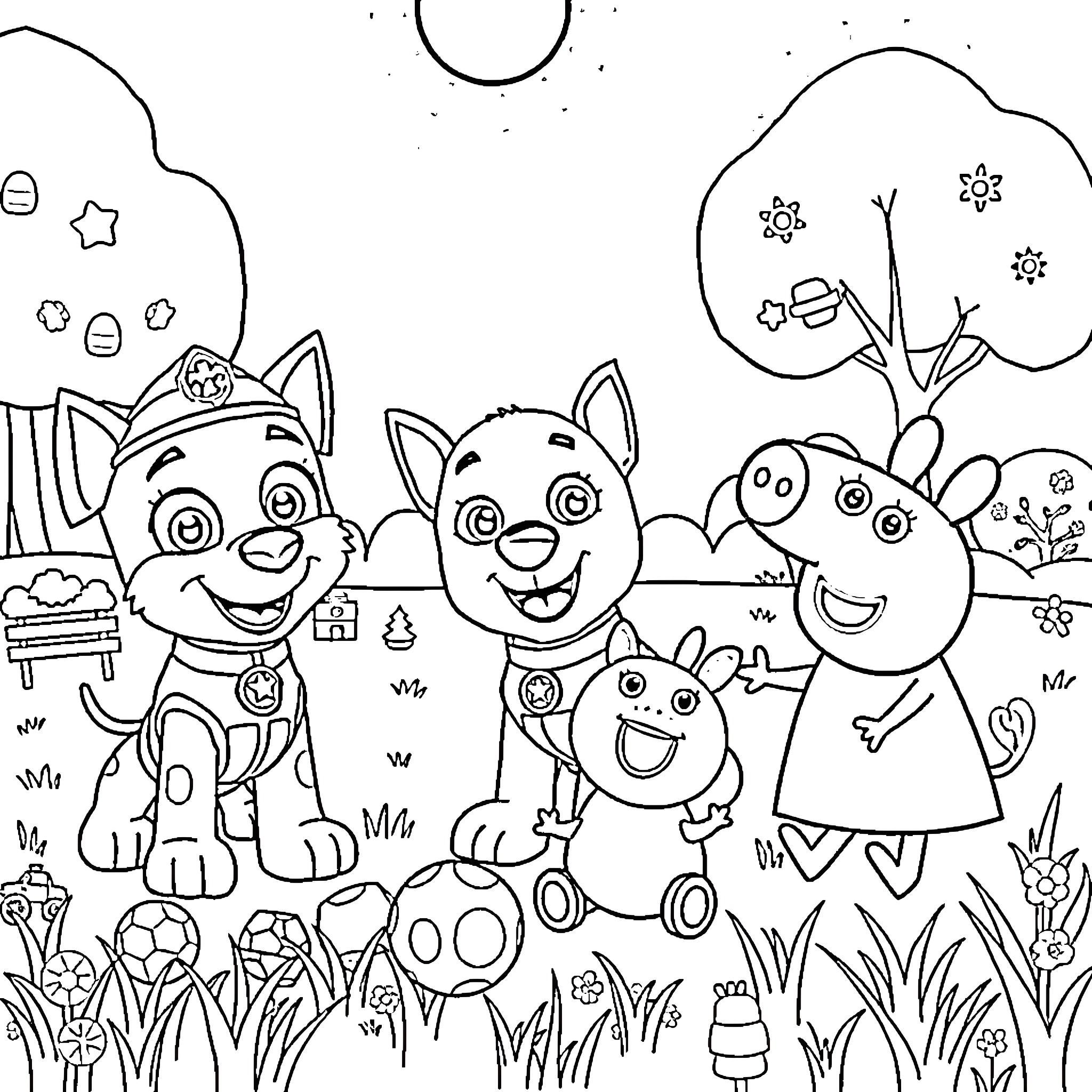 Best Cartoon Characters Coloring Pages (Free Printable PDF)