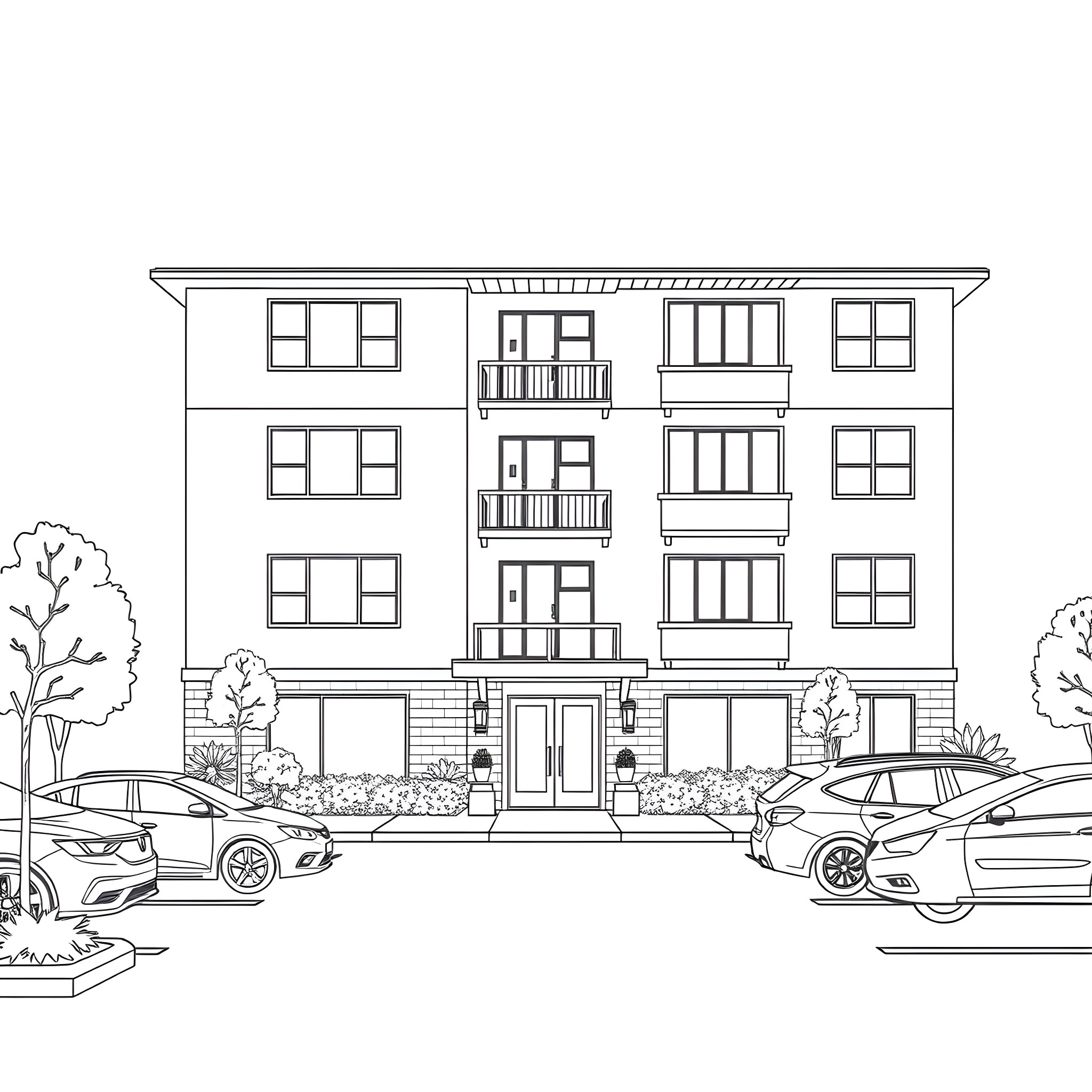 26 Best Apartment Coloring Pages - 91460f20da63fe85 