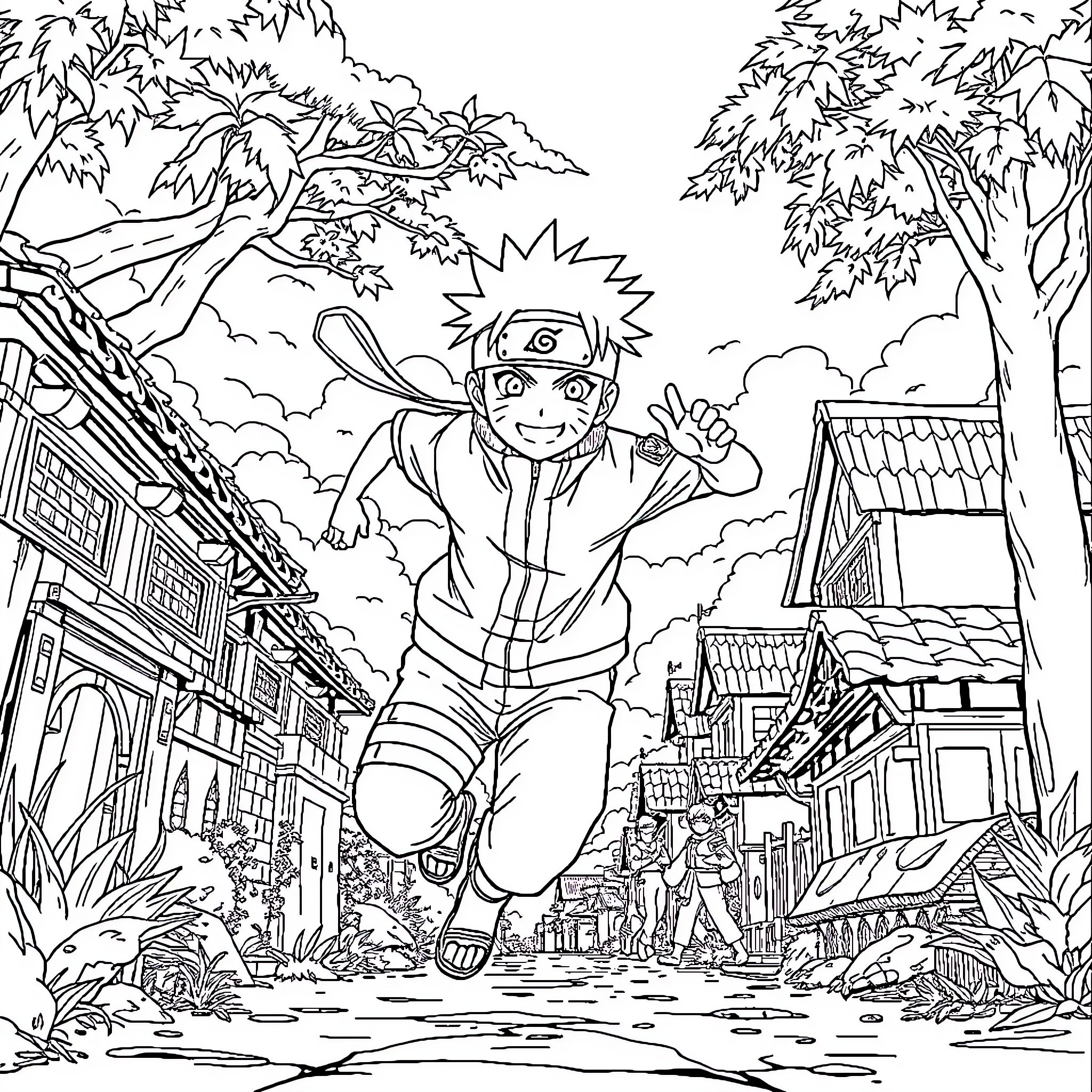 486 Best Naruto Coloring Pages (Free Printable PDFs)