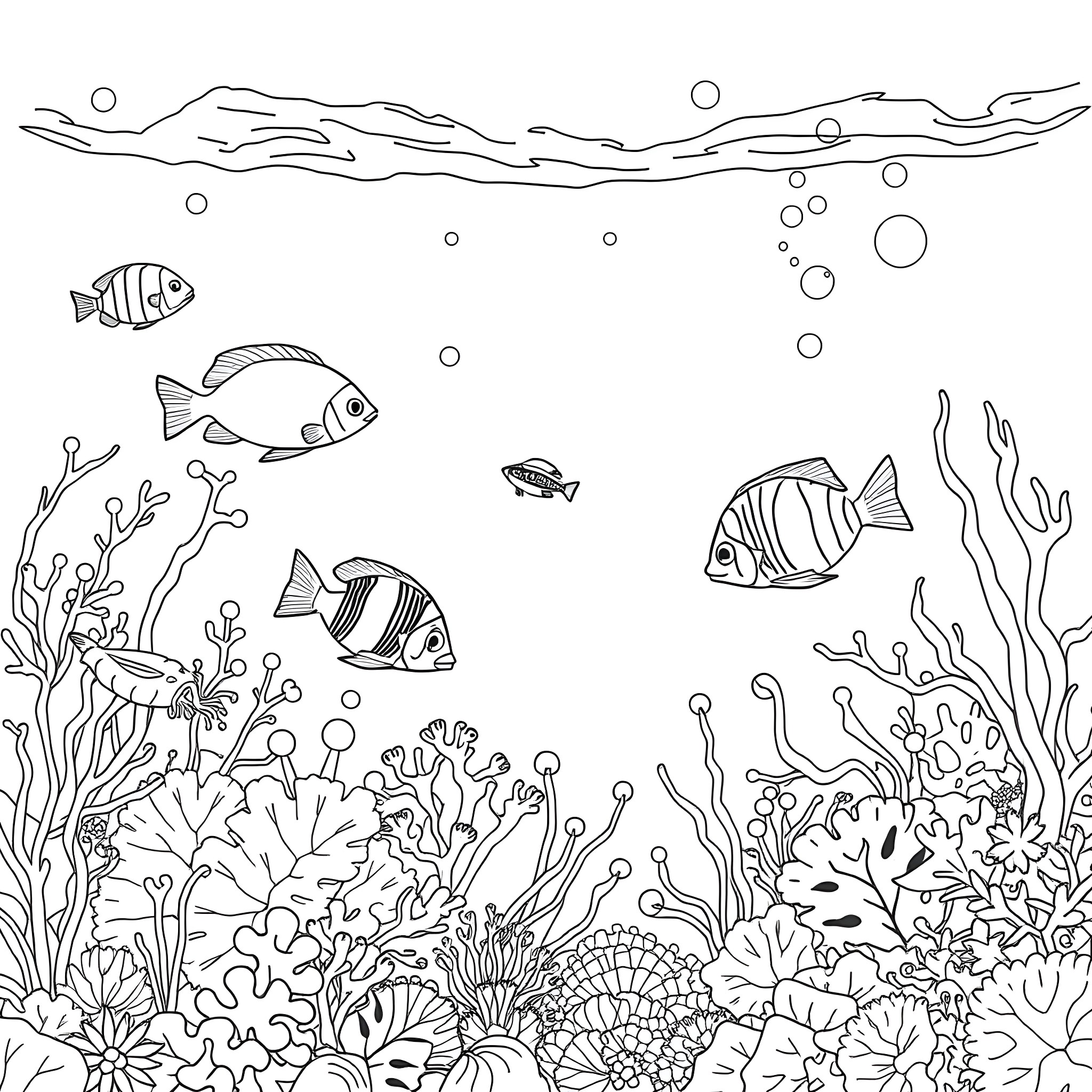 38 Best Tropical Fish Coloring Pages (Free Printable PDFs)