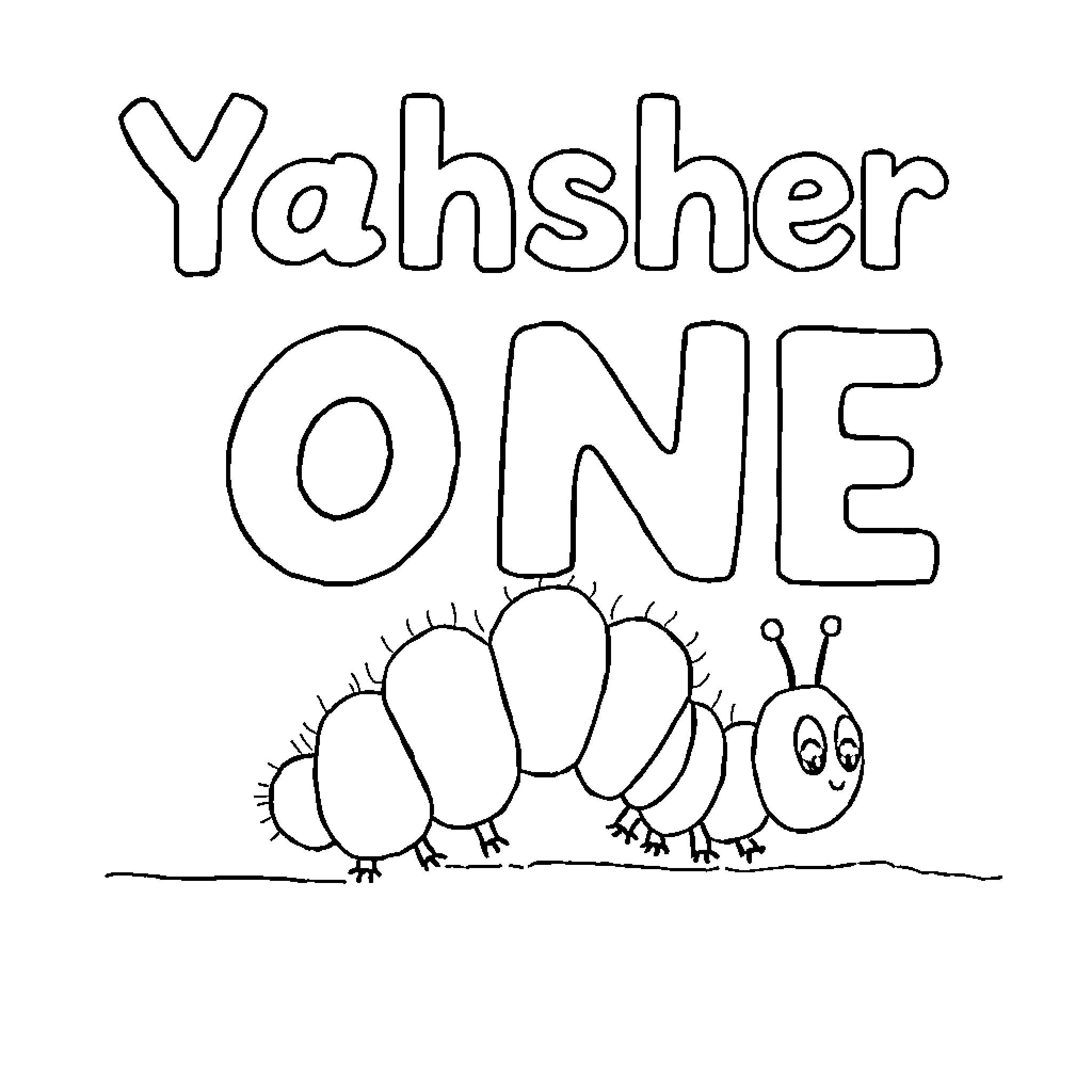 Caterpillar family exploring the outdoors Coloring Page (free black-and-white line drawing printable PDF for all, from beginners to advanced learners, including children, teens, adults, and seniors)