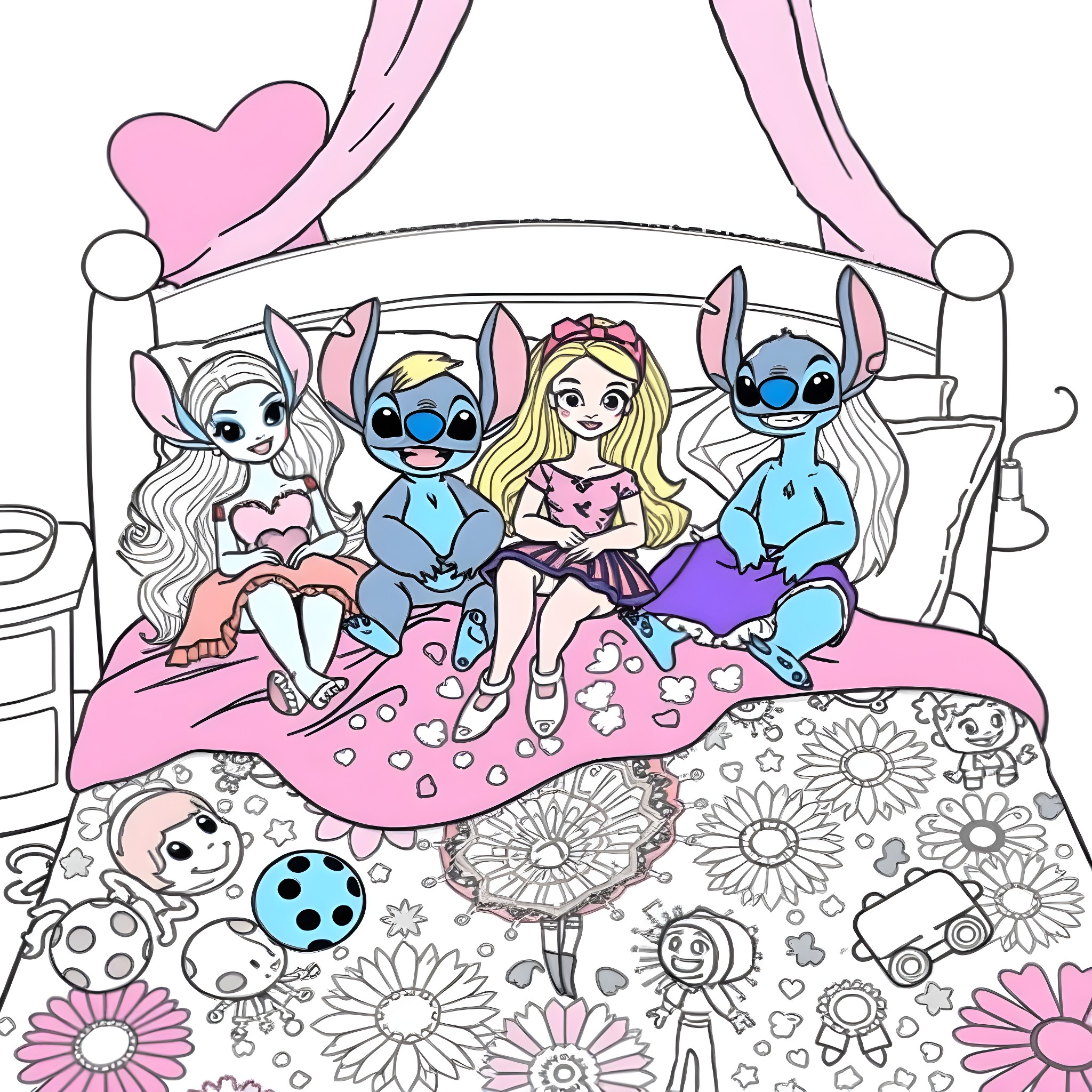 Best Stitch Coloring Pages (Free Printable PDF)