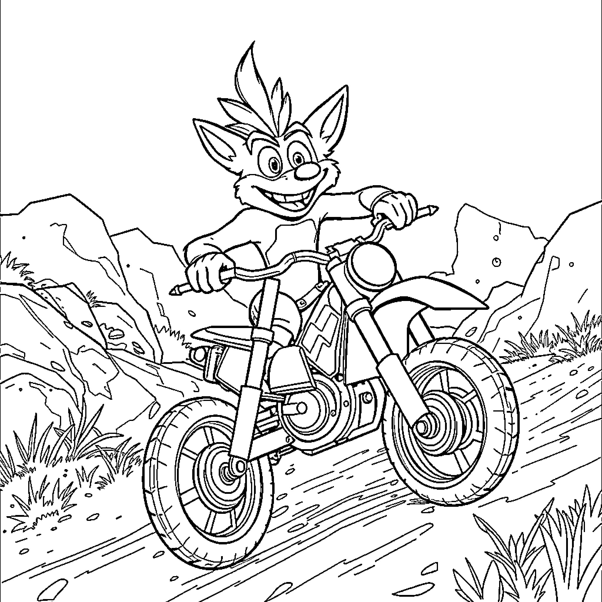 Best Crash Bandicoot Coloring Pages (Free Printable PDF)