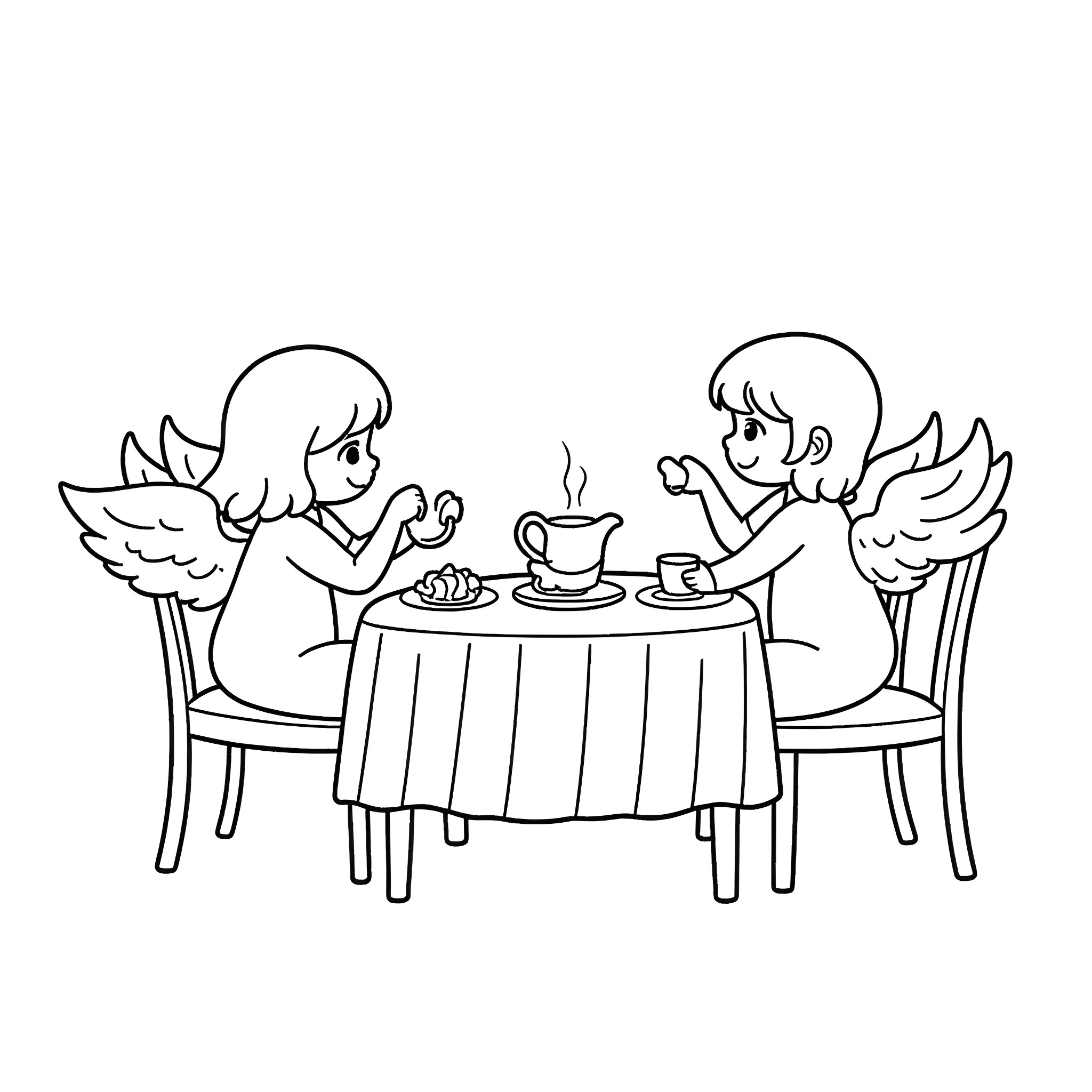 Best Angel Coloring Pages (Free Printable PDF)