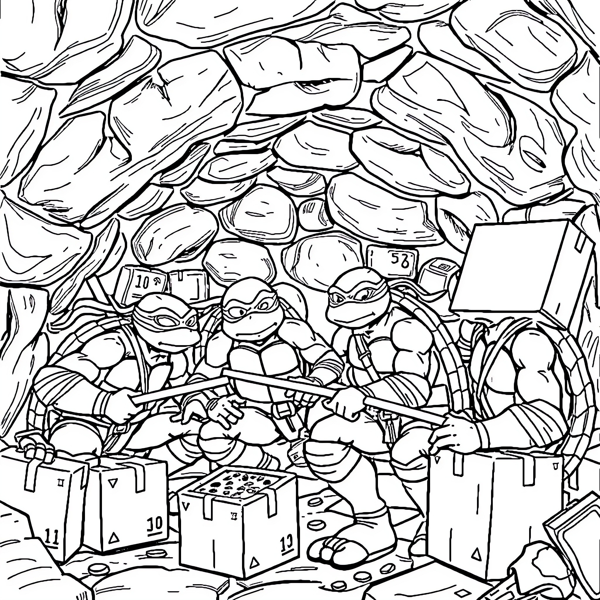 Best TMNT Coloring Pages (Free Printable PDF)