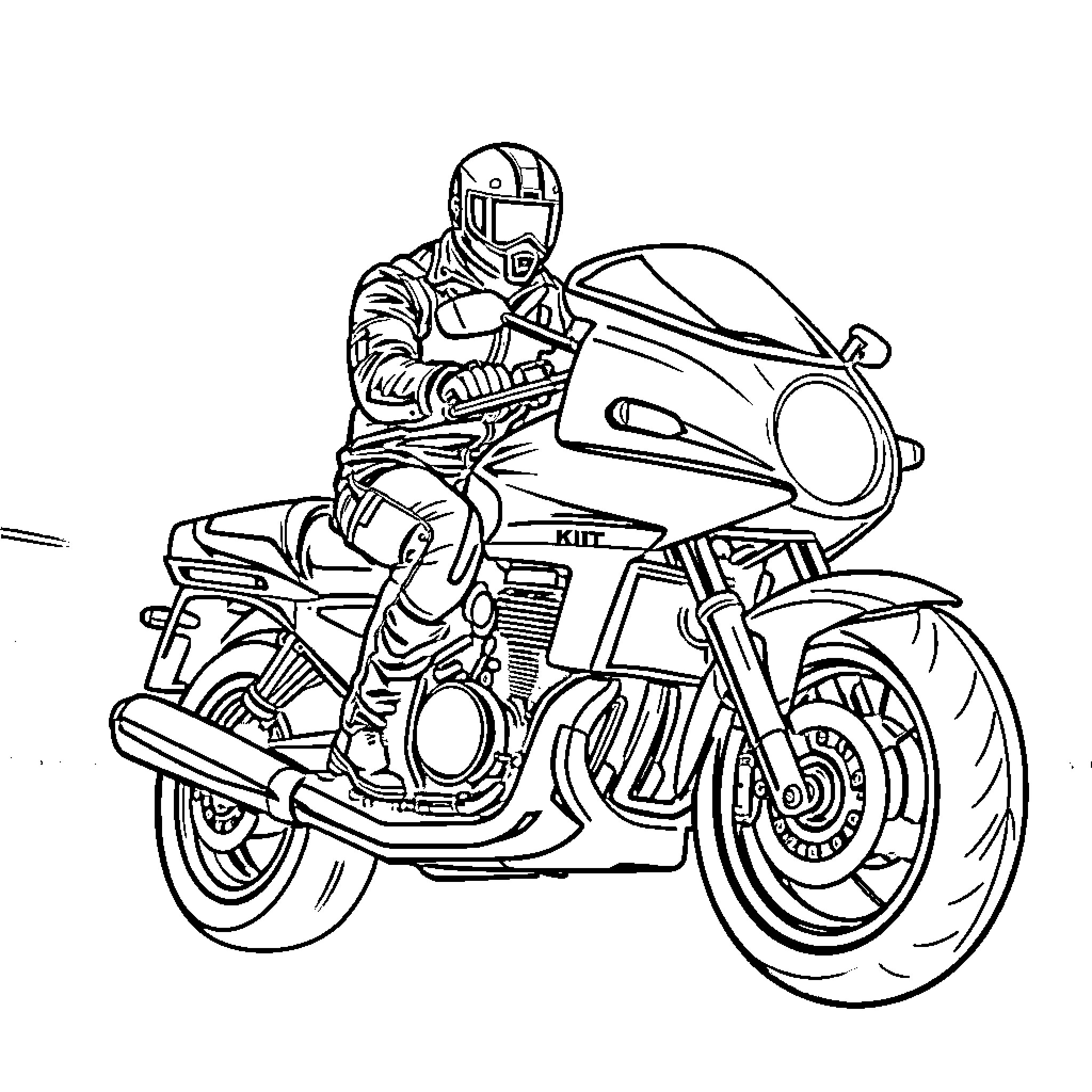 Best Rider Coloring Pages (Free Printable PDF)