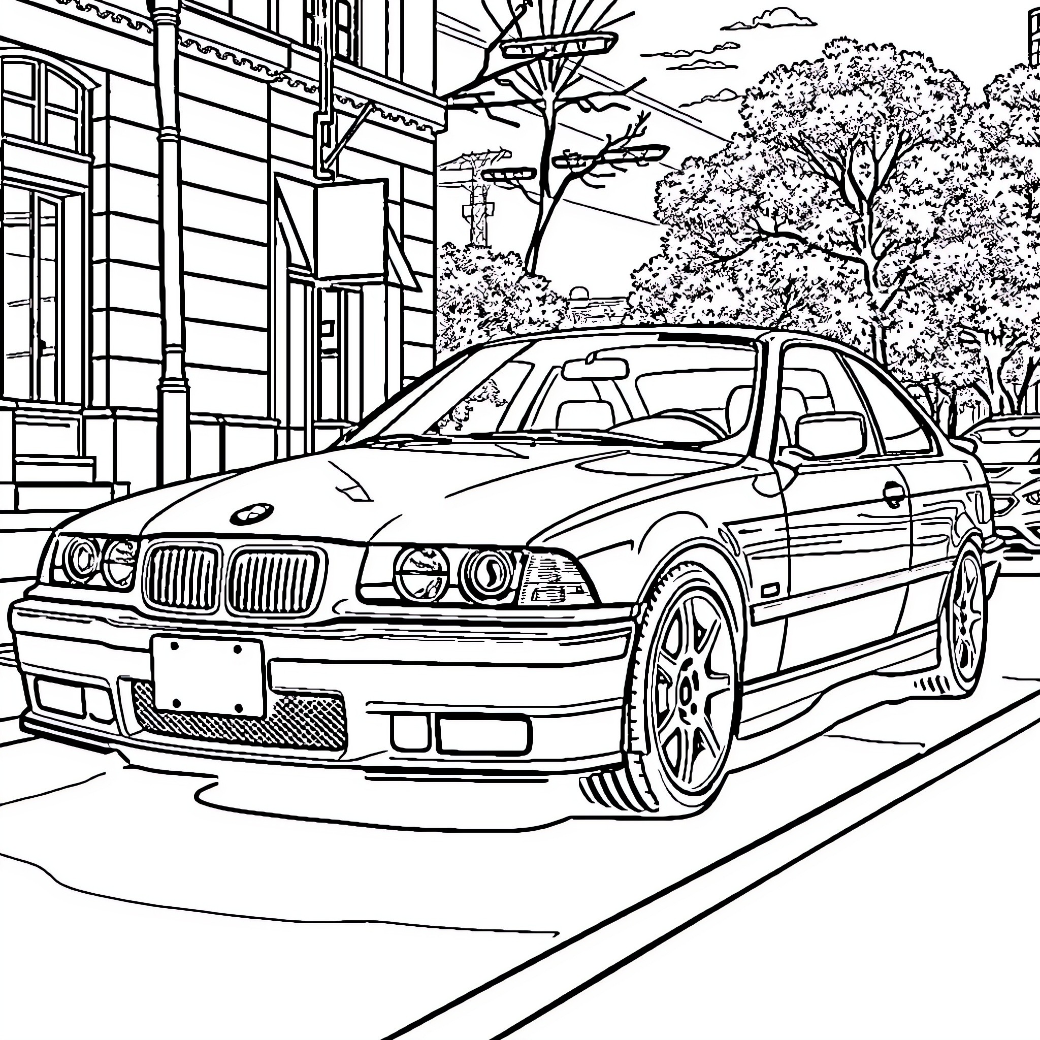 Best BMW E36 Coloring Pages Free Printable PDF Best BMW E36 Coloring Pages Free Printable PDF
