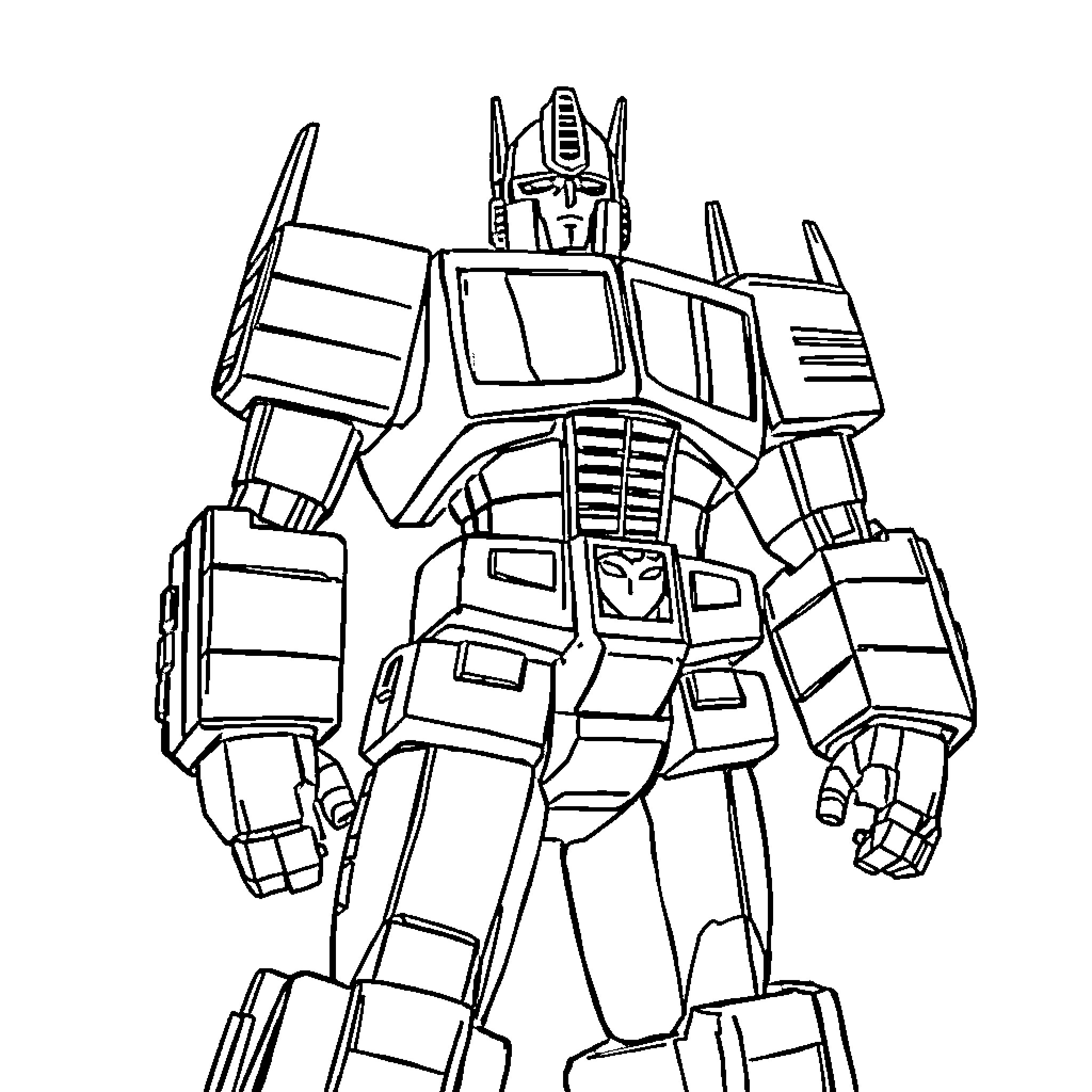 Best Optimus Prime Coloring Pages (Free Printable PDF)