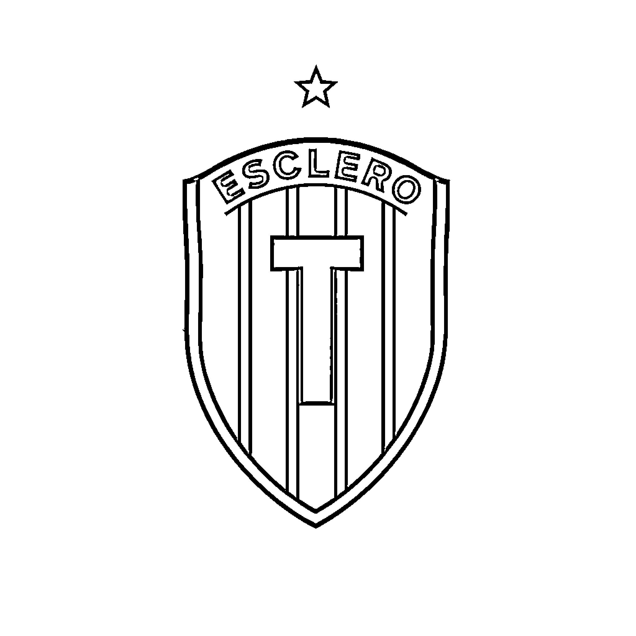 Escudo with Emblem of Cross Coloring Page (free black-and-white line drawing printable PDF for all, from beginners to advanced learners, including children, teens, adults, and seniors)