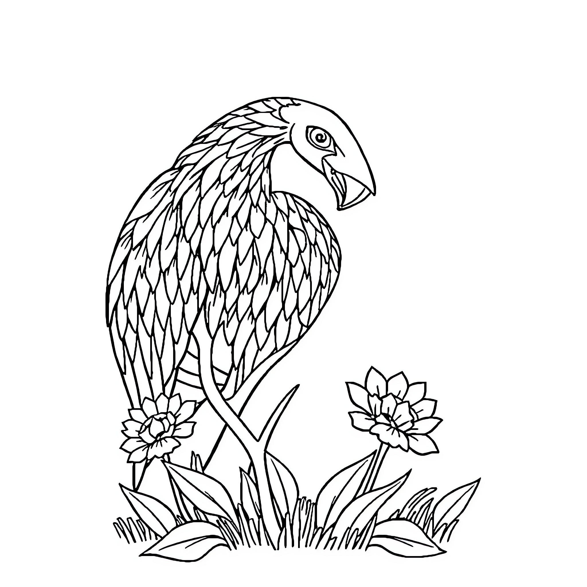 Consent to Nature's Tranquil Beauty Coloring Page (free black-and-white line drawing printable PDF for all, from beginners to advanced learners, including children, teens, adults, and seniors)