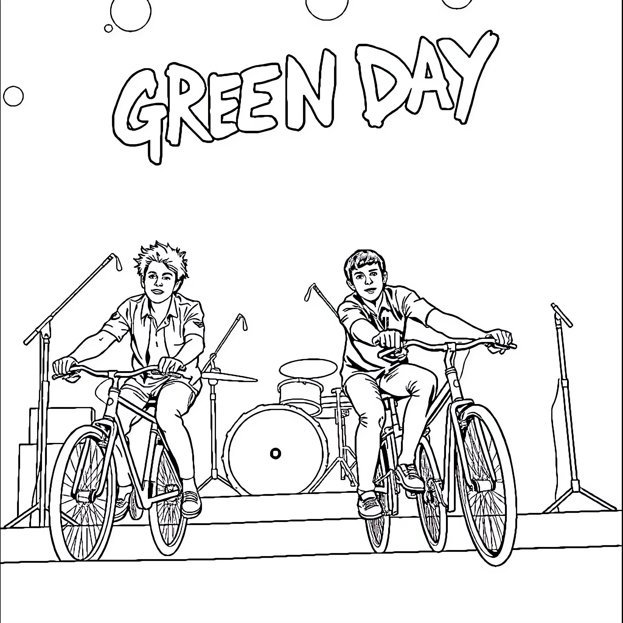 Best Green Day Coloring Pages (Free Printable PDF)
