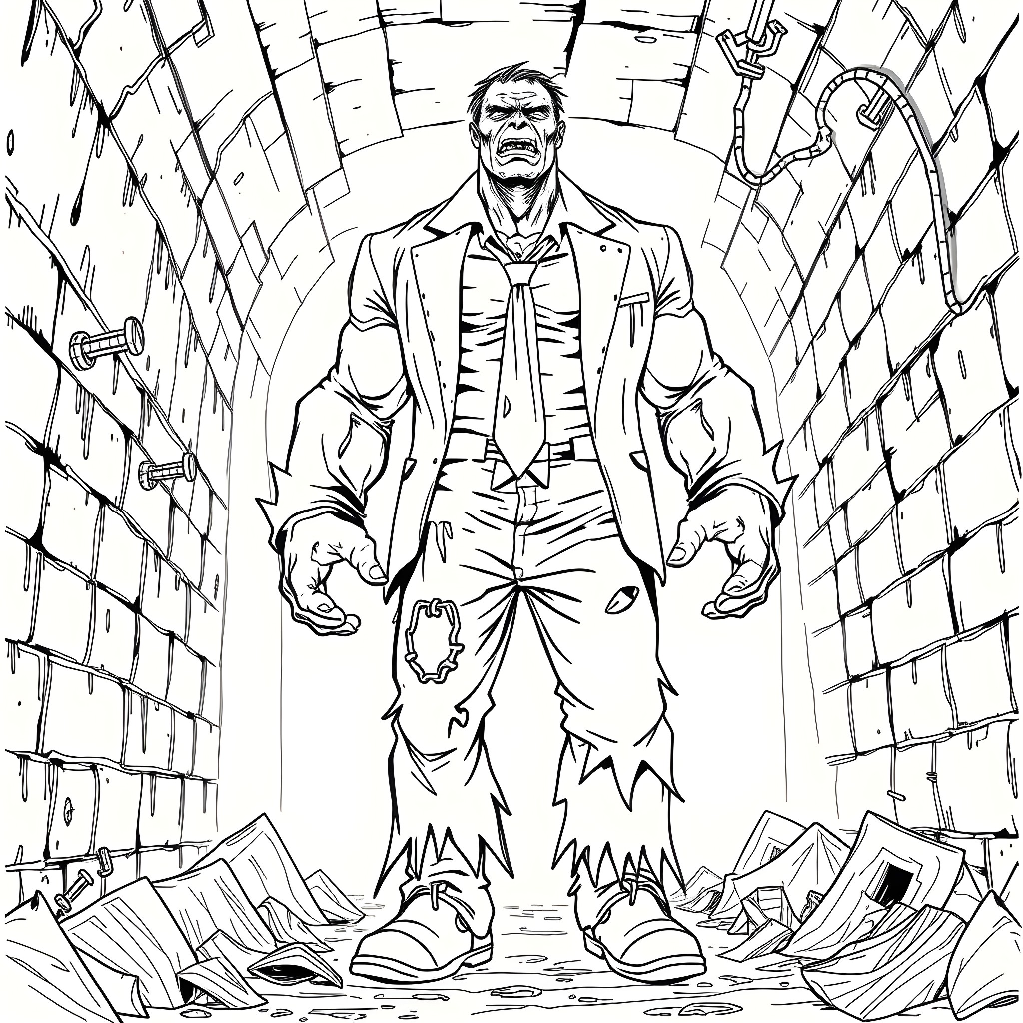 21 Best Zombie Hulk Coloring Pages (Free Printable PDFs)