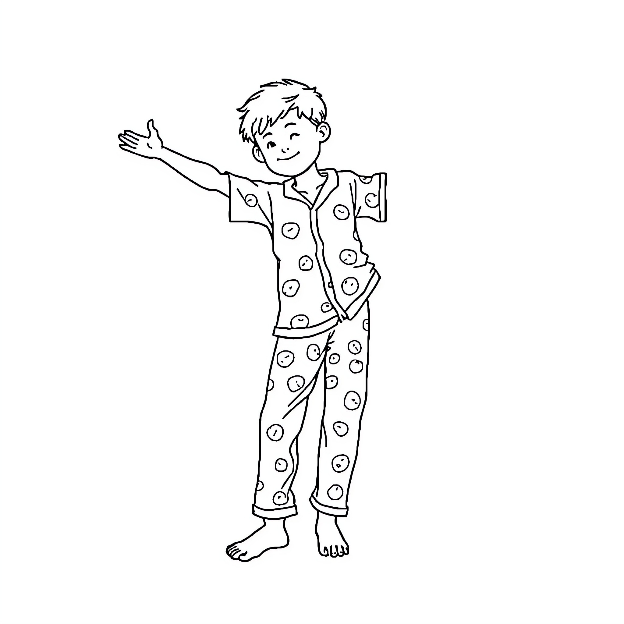 Gymnast Performing Joyful Movements Coloring Page (free black-and-white line drawing printable PDF for all, from beginners to advanced learners, including children, teens, adults, and seniors)