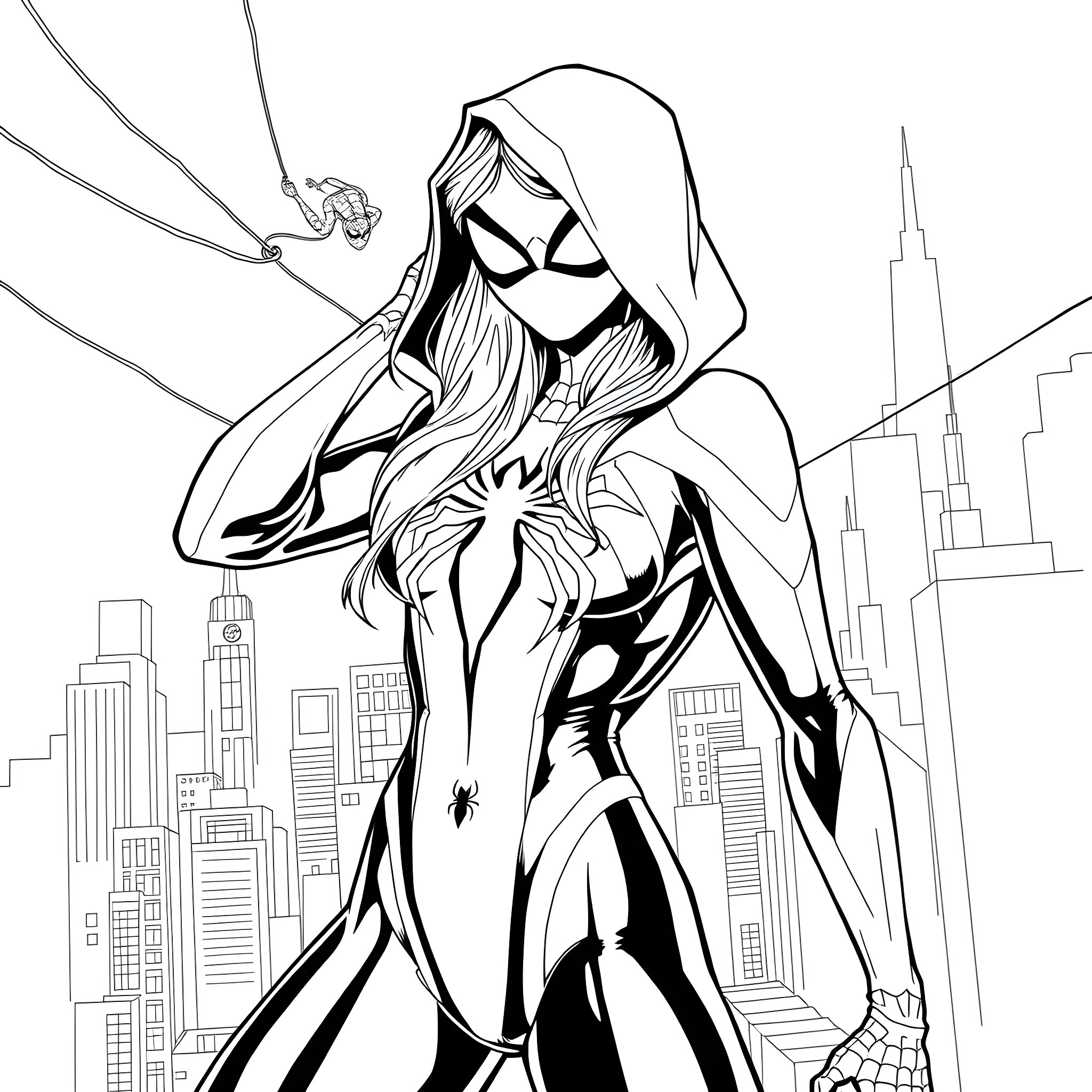 12 Best Gwen Stacy Coloring Pages (Free Printable PDFs)
