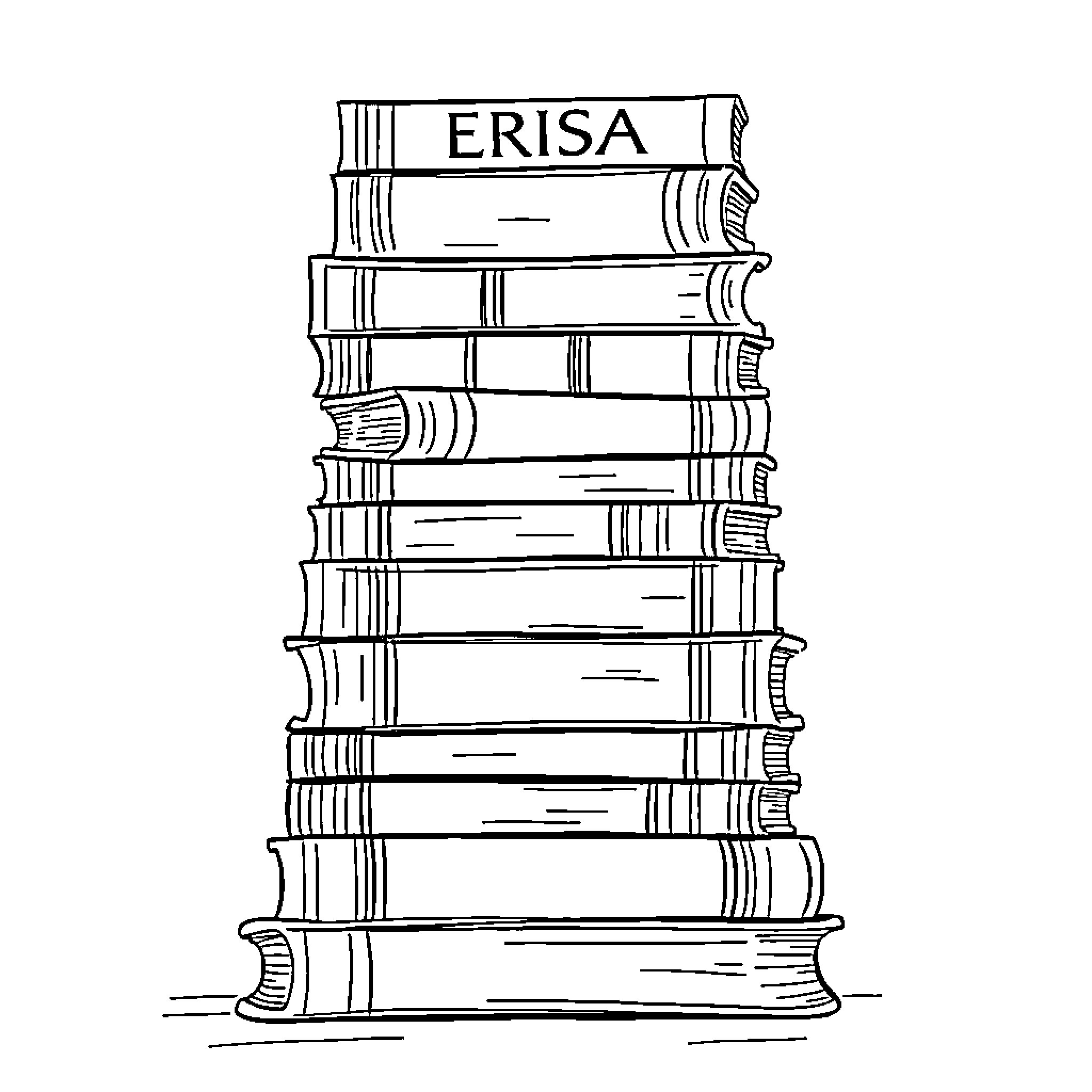 Law Books Stacked Neatly on Shelf Coloring Page (free black-and-white line drawing printable PDF for all, from beginners to advanced learners, including children, teens, adults, and seniors)