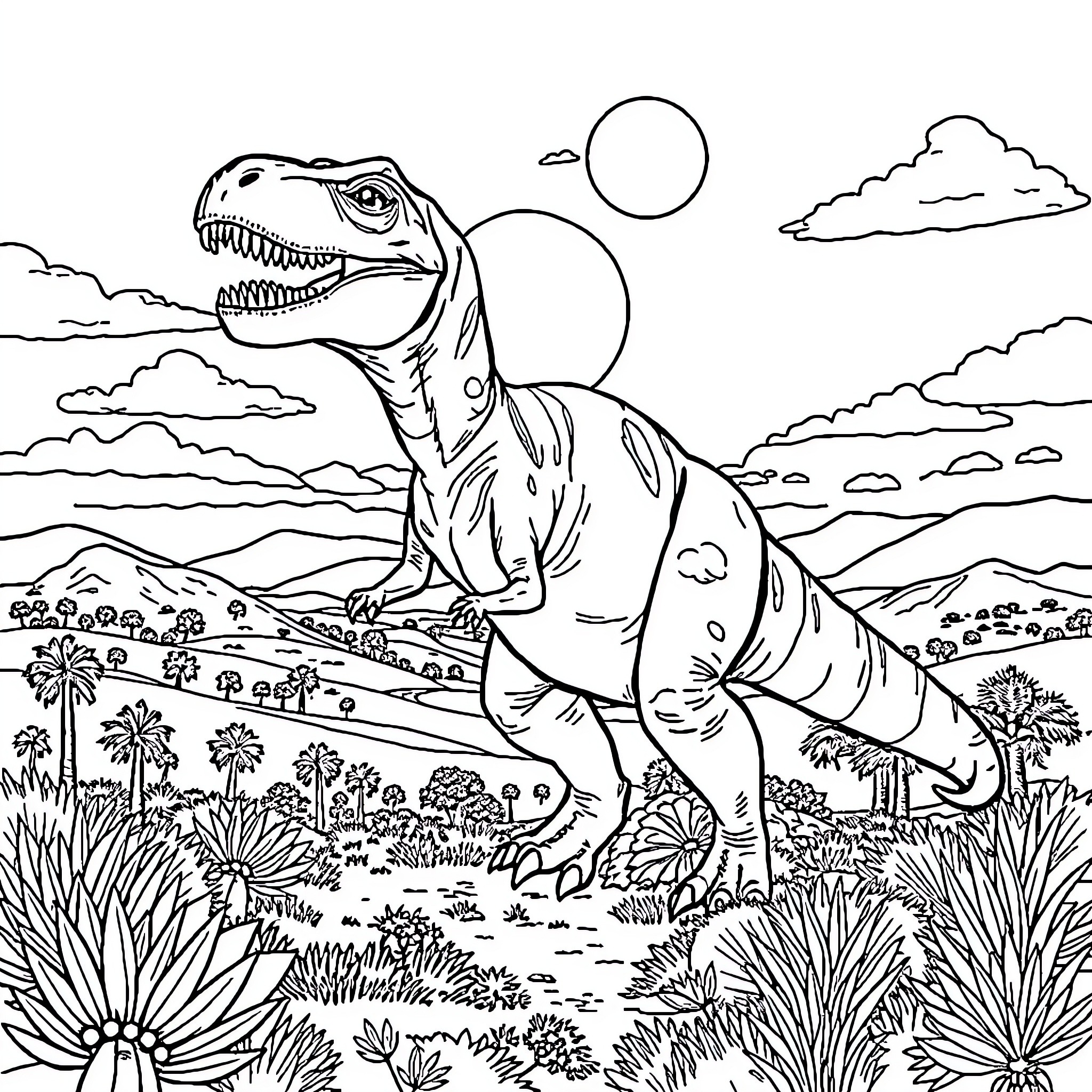 Best Trex Coloring Pages (Free Printable PDF)