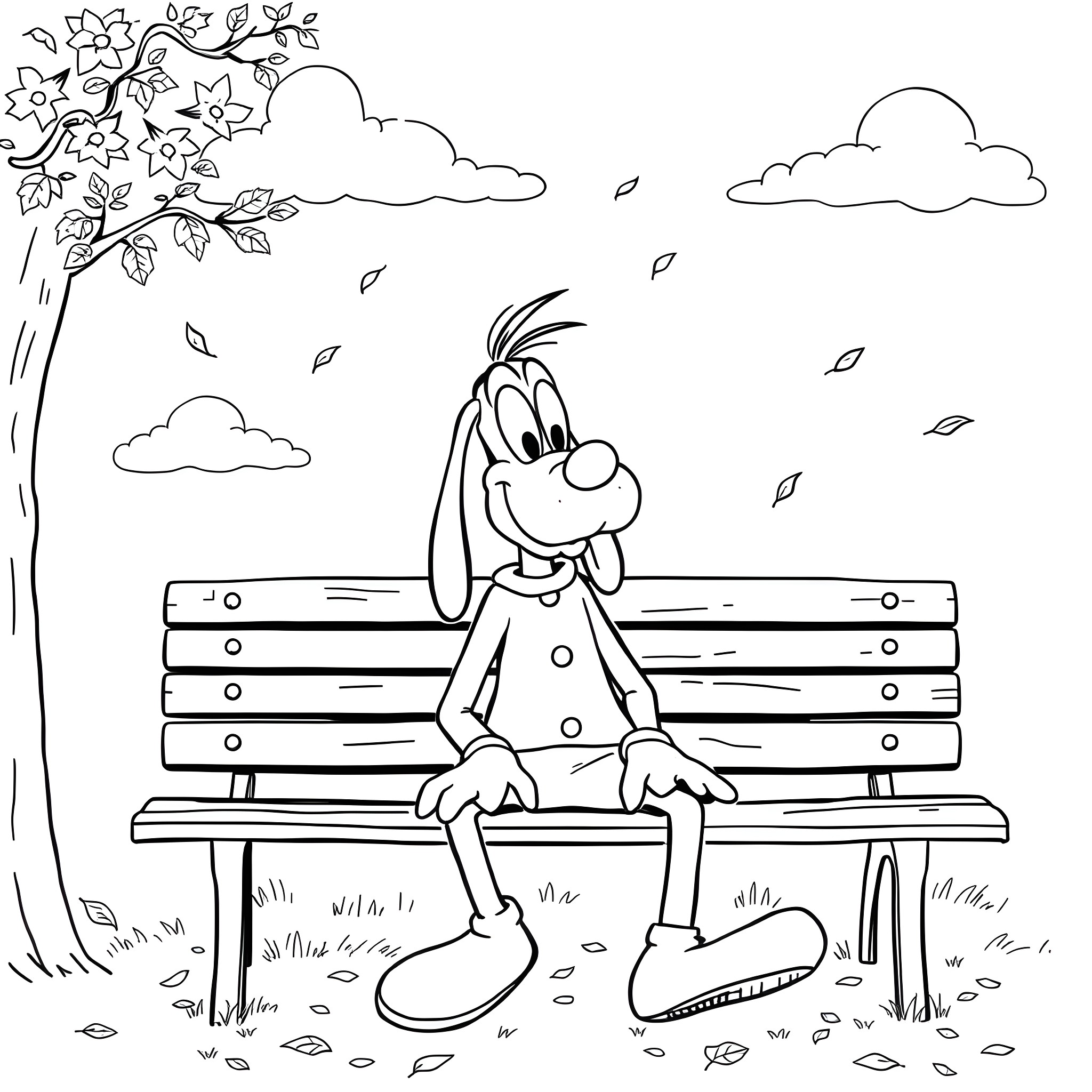 Best Goofy Coloring Pages (Free Printable PDF)