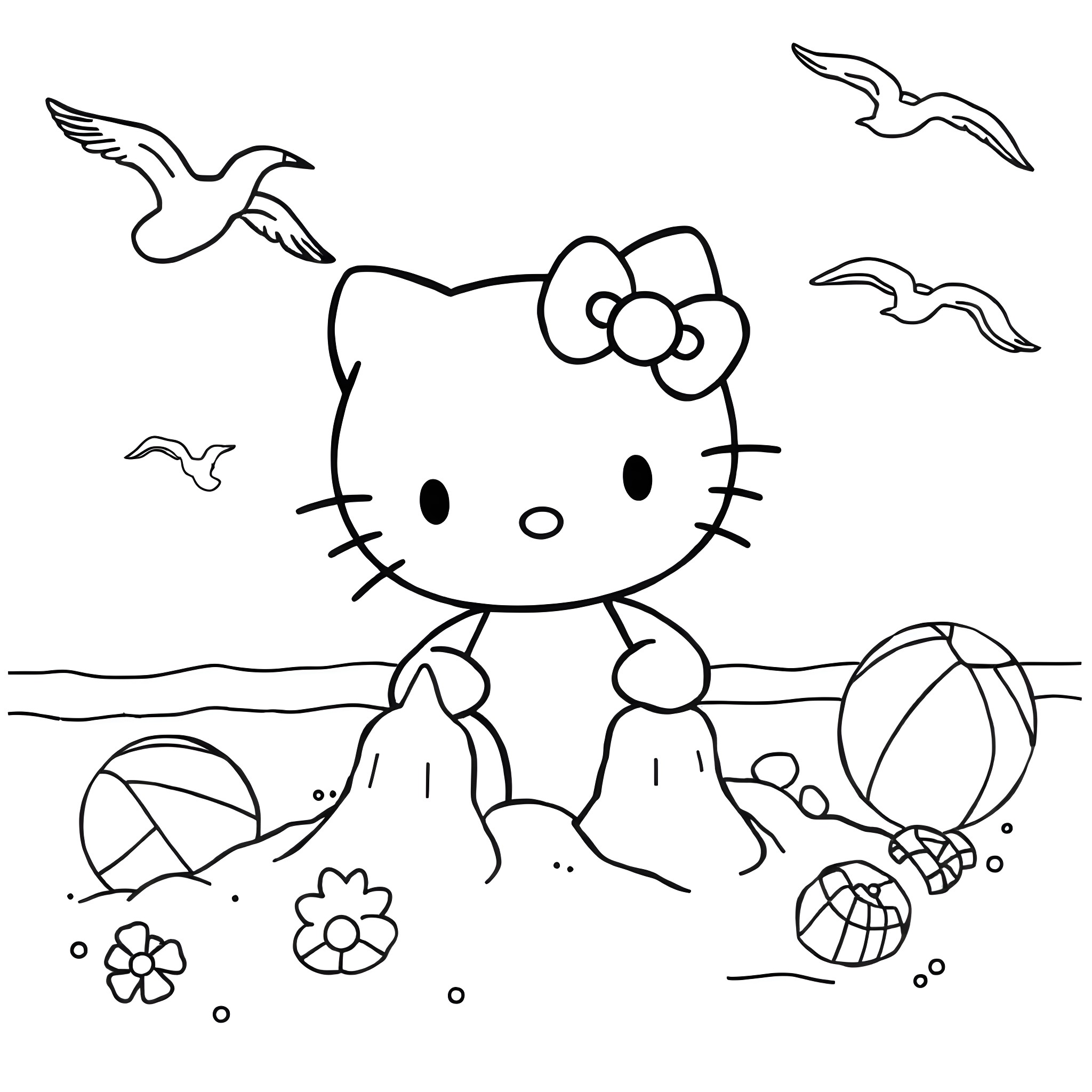 1072 Best Hello Kitty Coloring Pages (Free Printable PDFs)