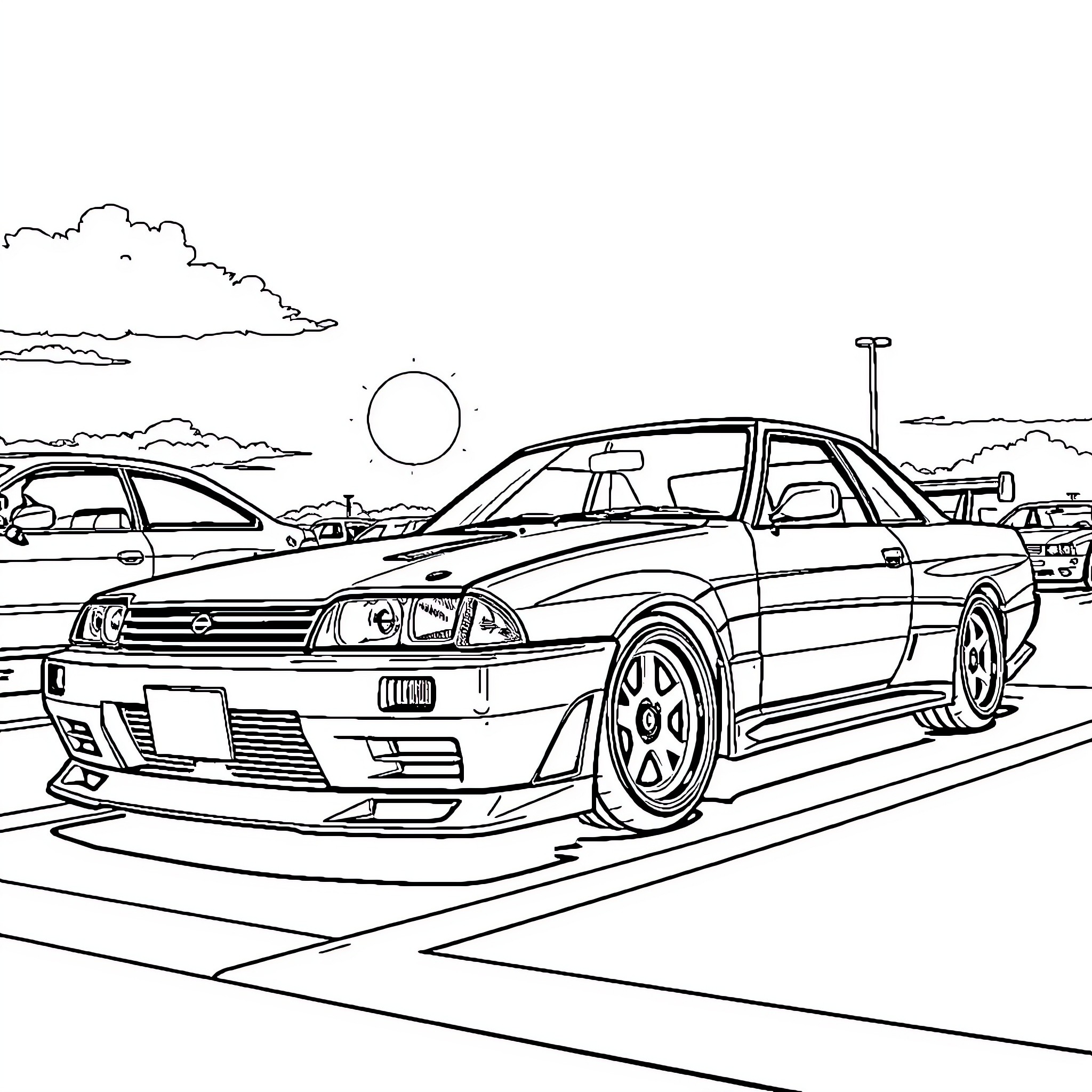 40 Best Nissan Skyline Coloring Pages (Free Printable PDFs)