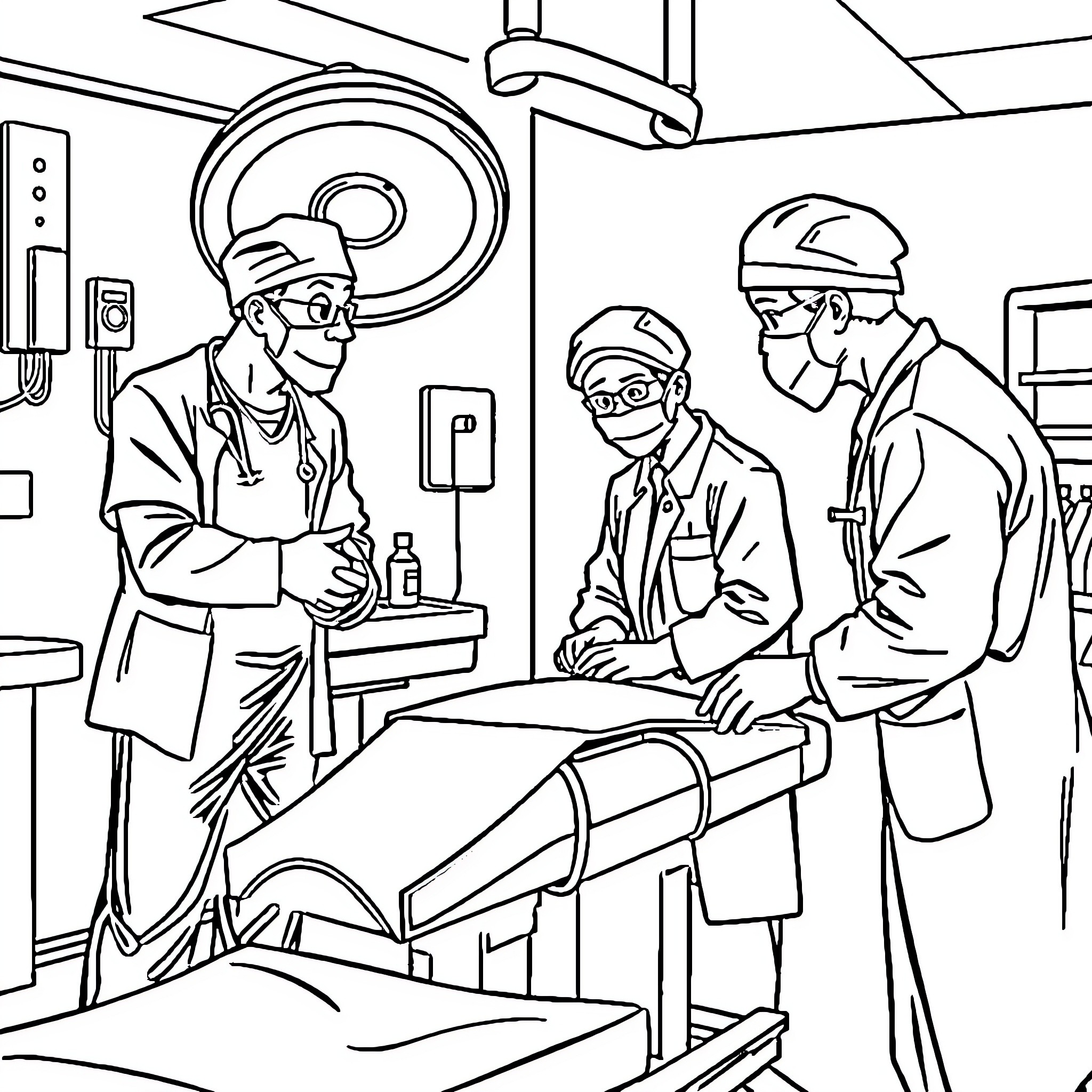 Best Surgery Coloring Pages Free Printable PDF 