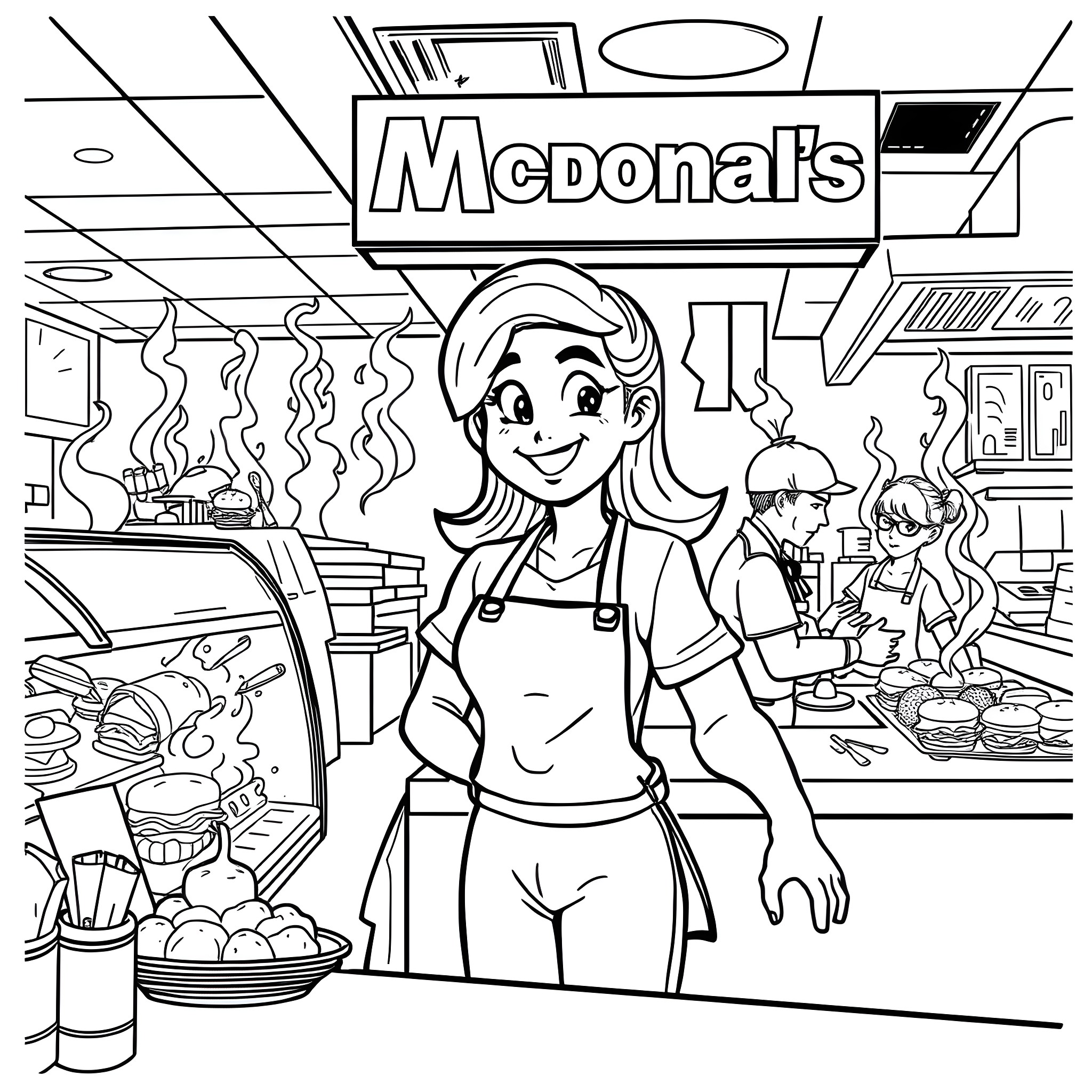 Tate McRae Coloring Page 4