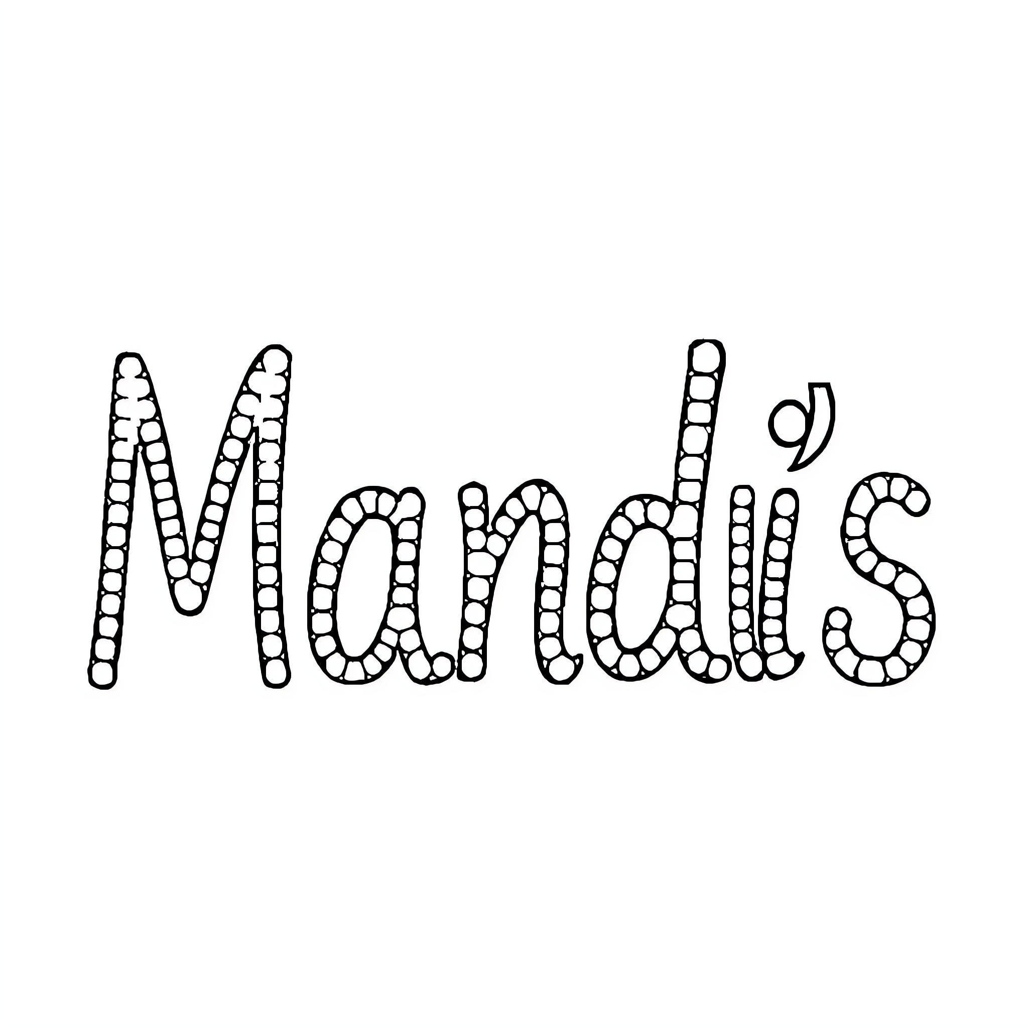 Mandi's Playful Mandala Artwork Coloring Page (free black-and-white line drawing printable PDF for all, from beginners to advanced learners, including children, teens, adults, and seniors)